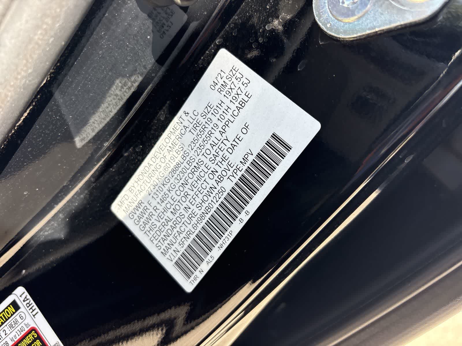 Thumbnail: 2022 Honda Odyssey - 40