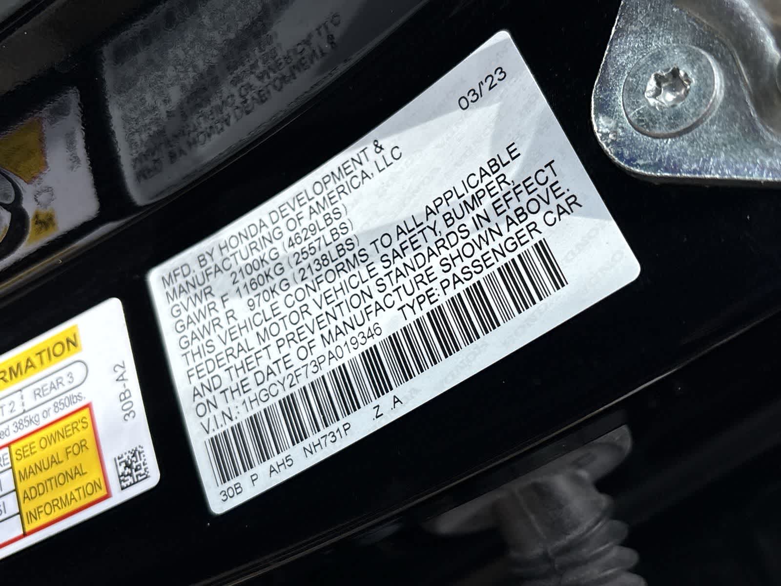 2023 Honda Accord Sport-L 20