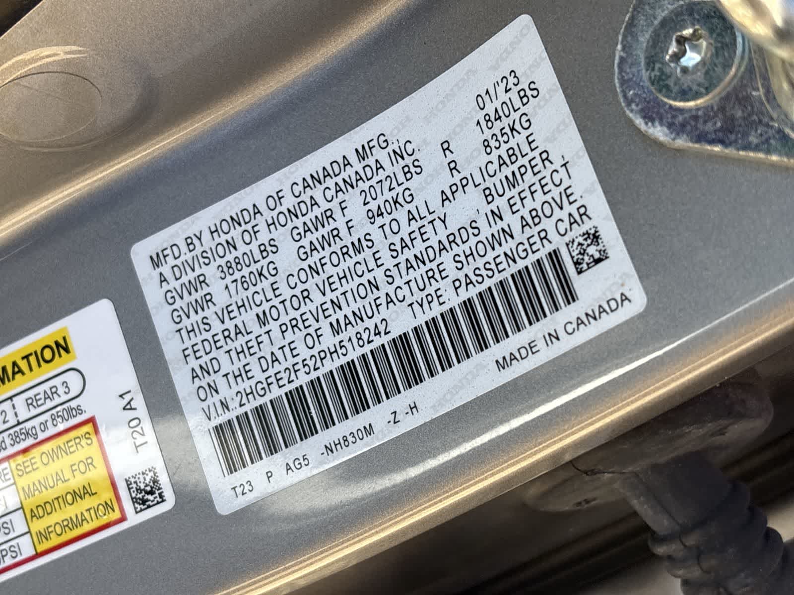 Thumbnail: 2023 Honda Civic - 40