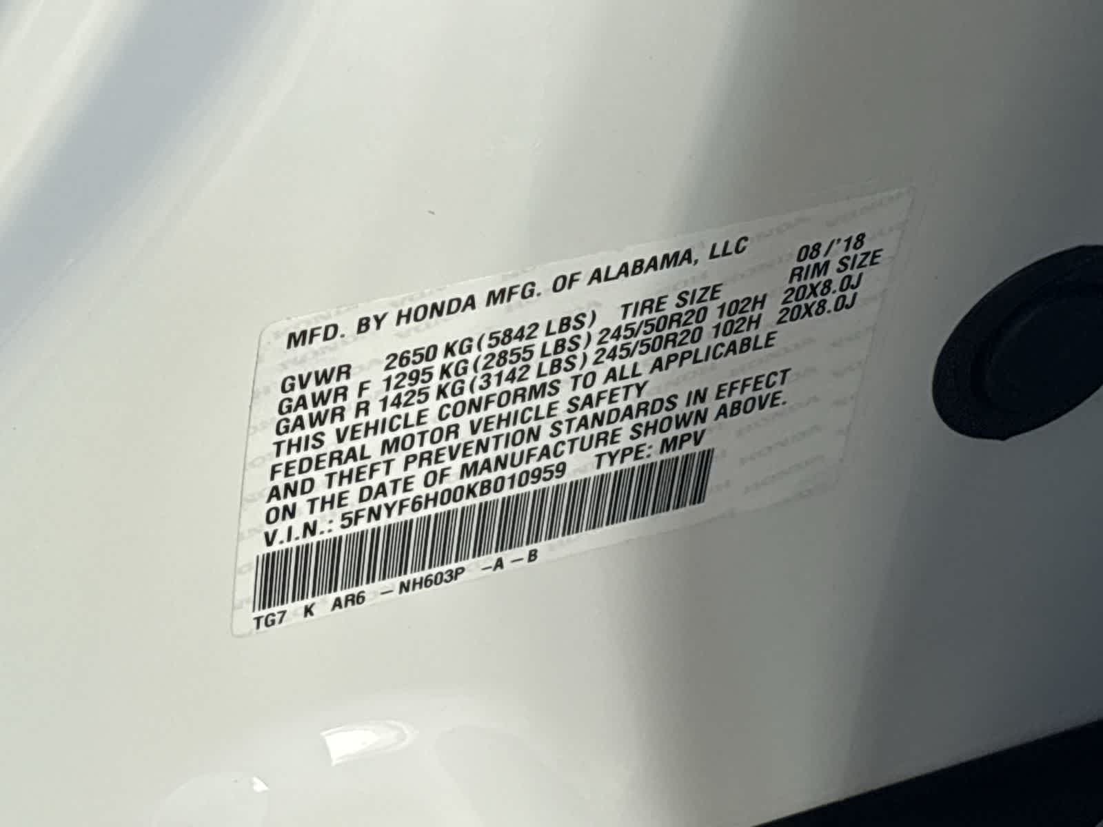 Thumbnail: 2019 Honda Pilot - 20