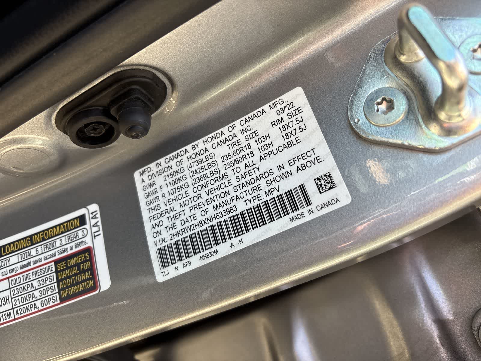 2022 Honda CR-V EX-L 28