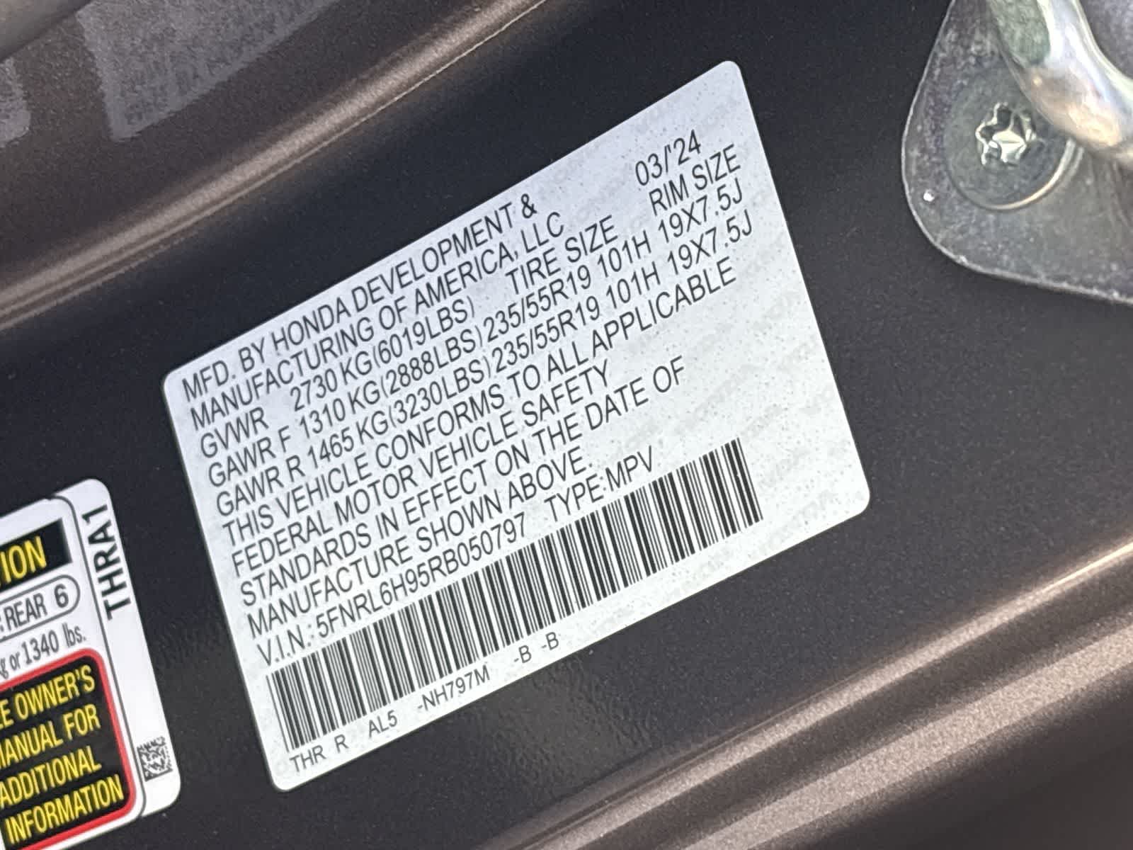 Thumbnail: 2024 Honda Odyssey - 24