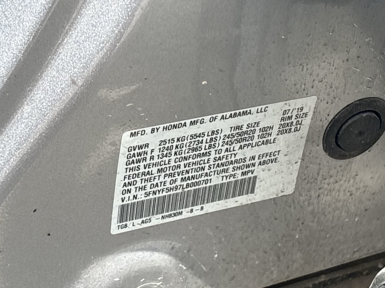 Thumbnail: 2020 Honda Pilot - 29