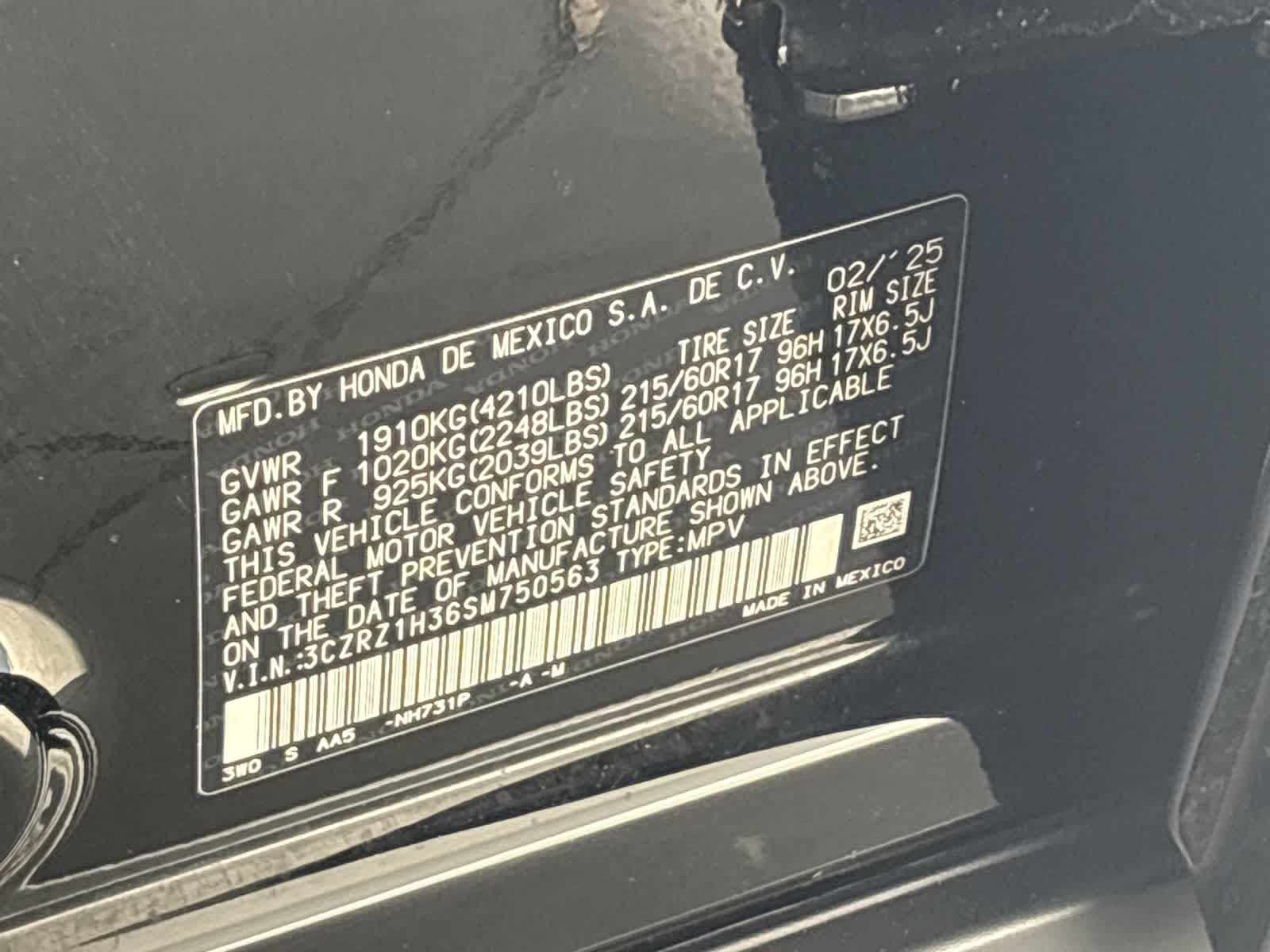 Thumbnail: 2025 Honda HR-V - 20