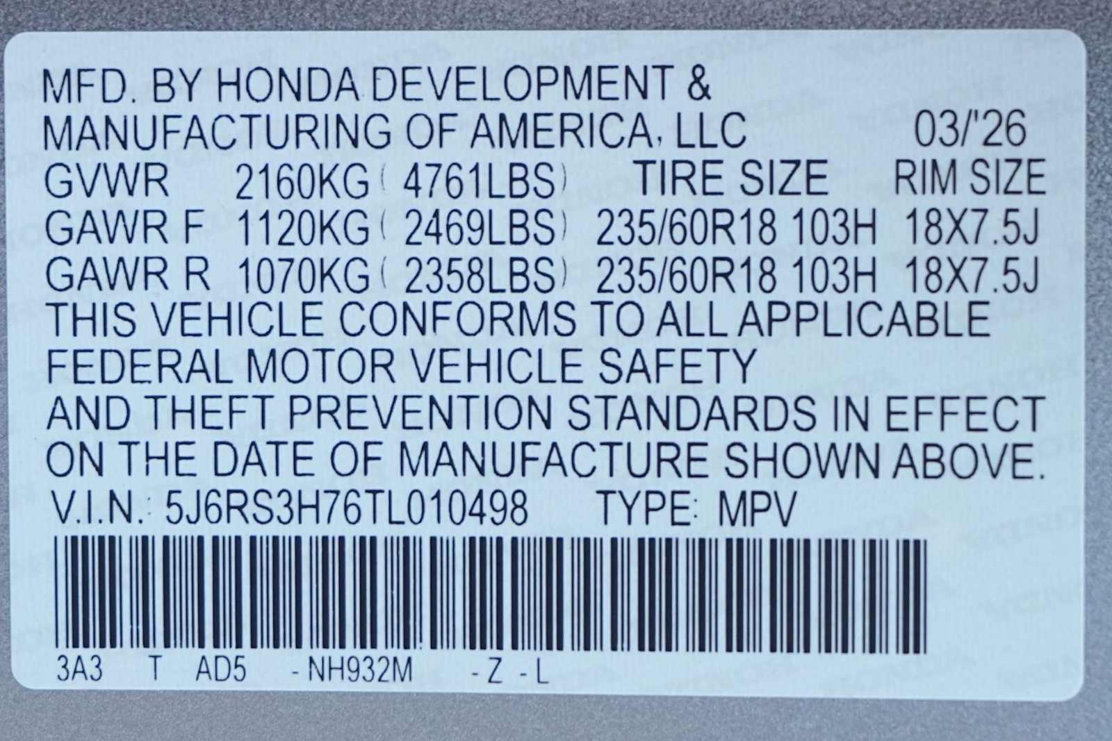Thumbnail: 2026 Honda CR-V - 21