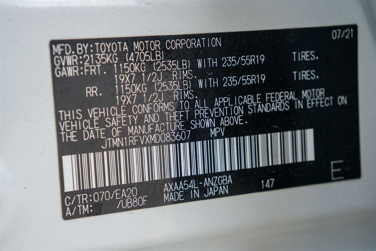 Thumbnail: 2021 Toyota RAV4 - 30