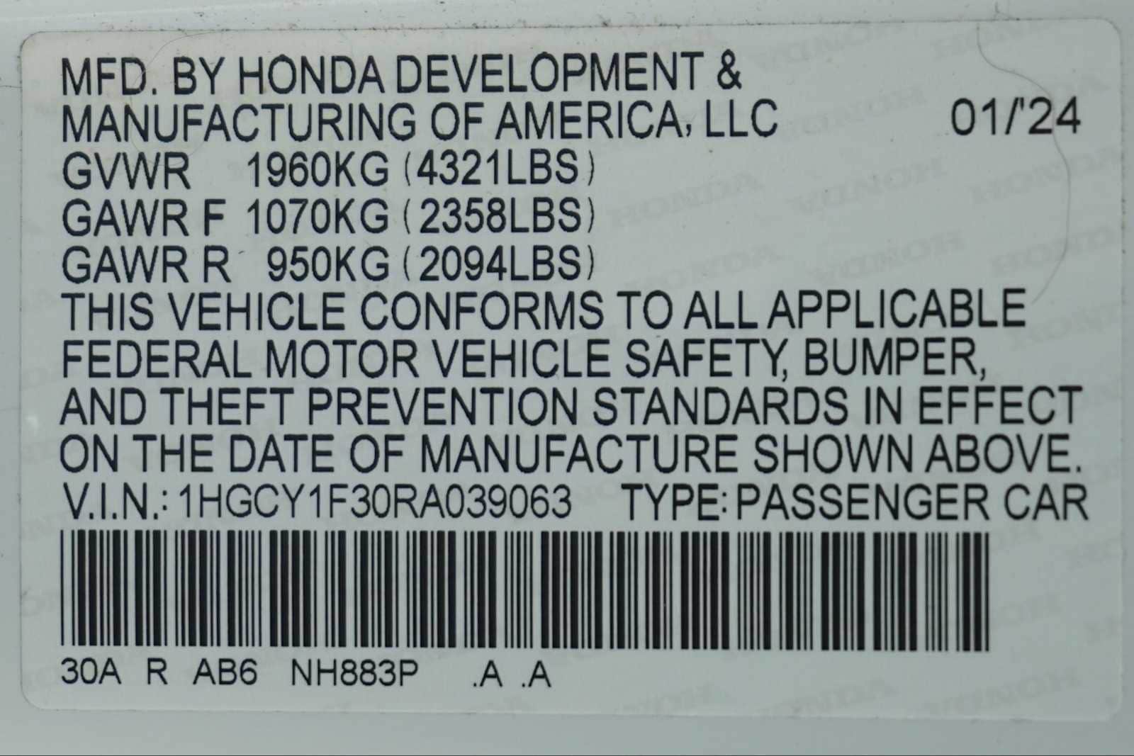 Thumbnail: 2024 Honda Accord - 30