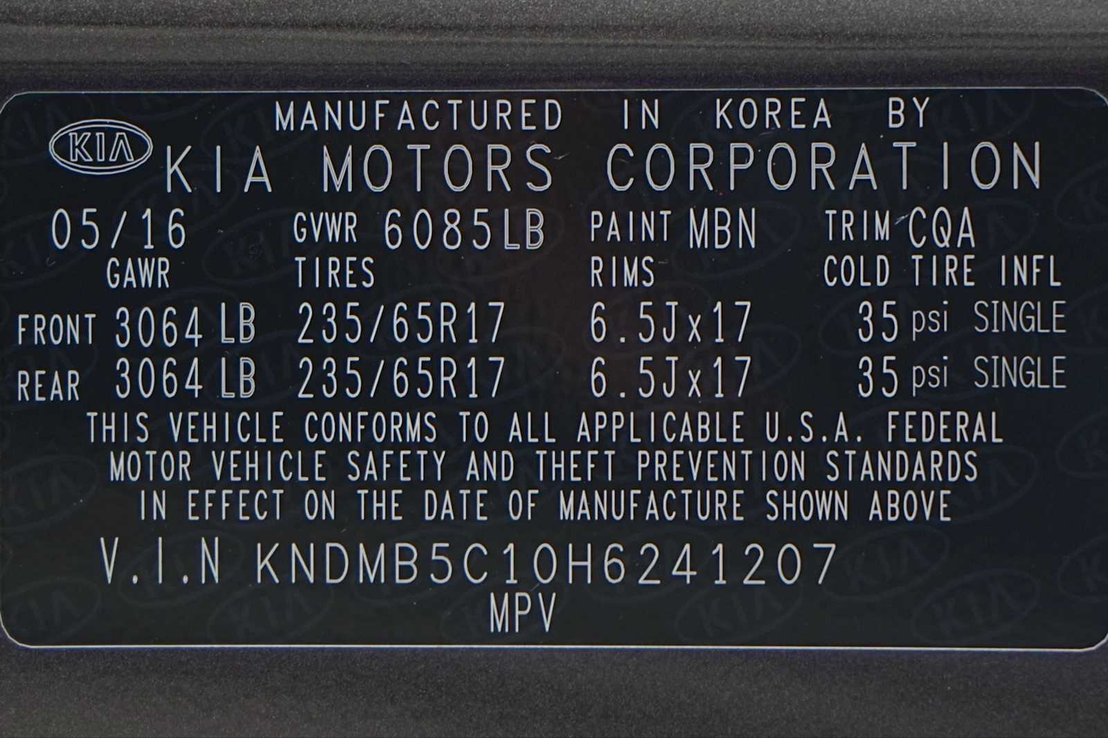 Thumbnail: 2017 Kia Sedona - 30