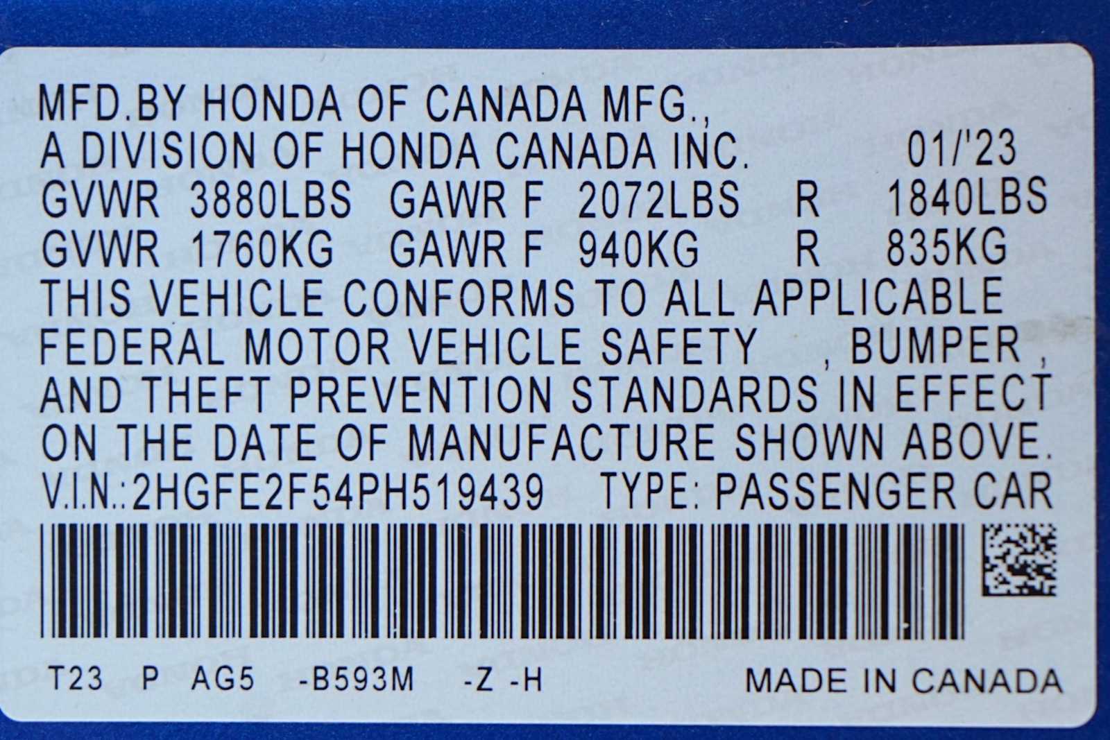 Thumbnail: 2023 Honda Civic - 30