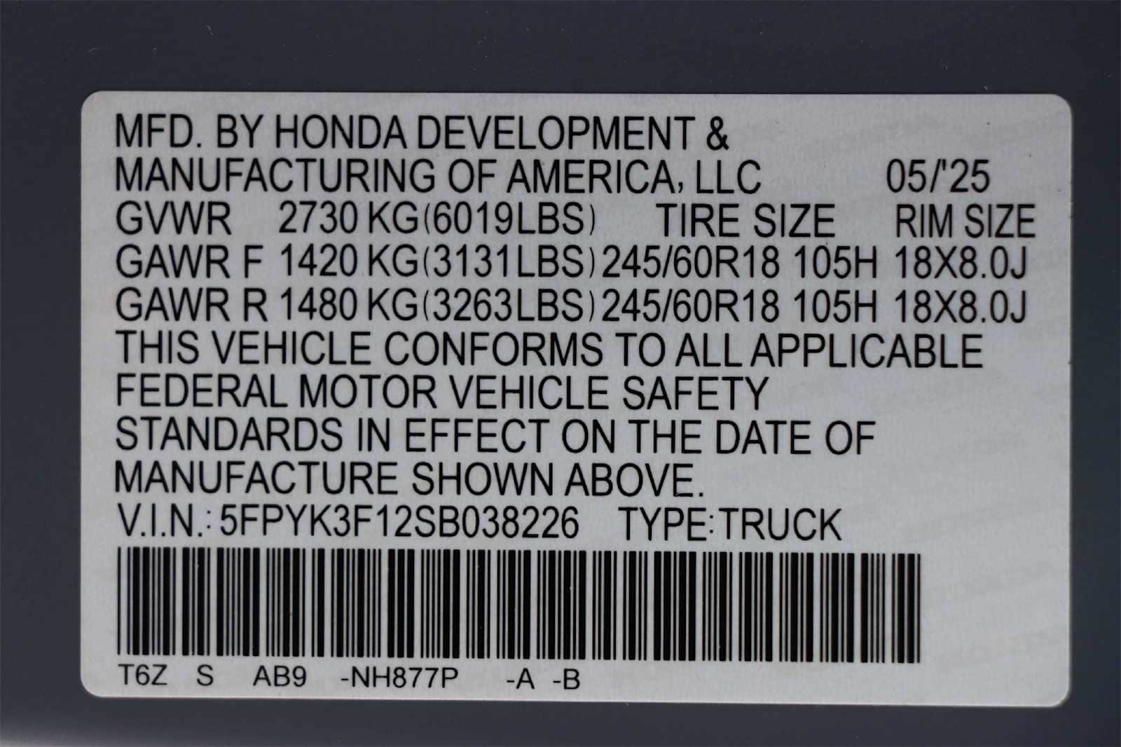 Thumbnail: 2025 Honda Ridgeline - 10