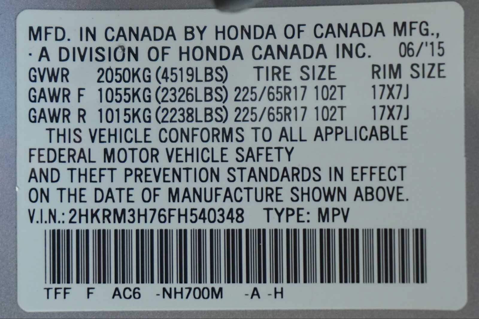 Thumbnail: 2015 Honda CR-V - 30