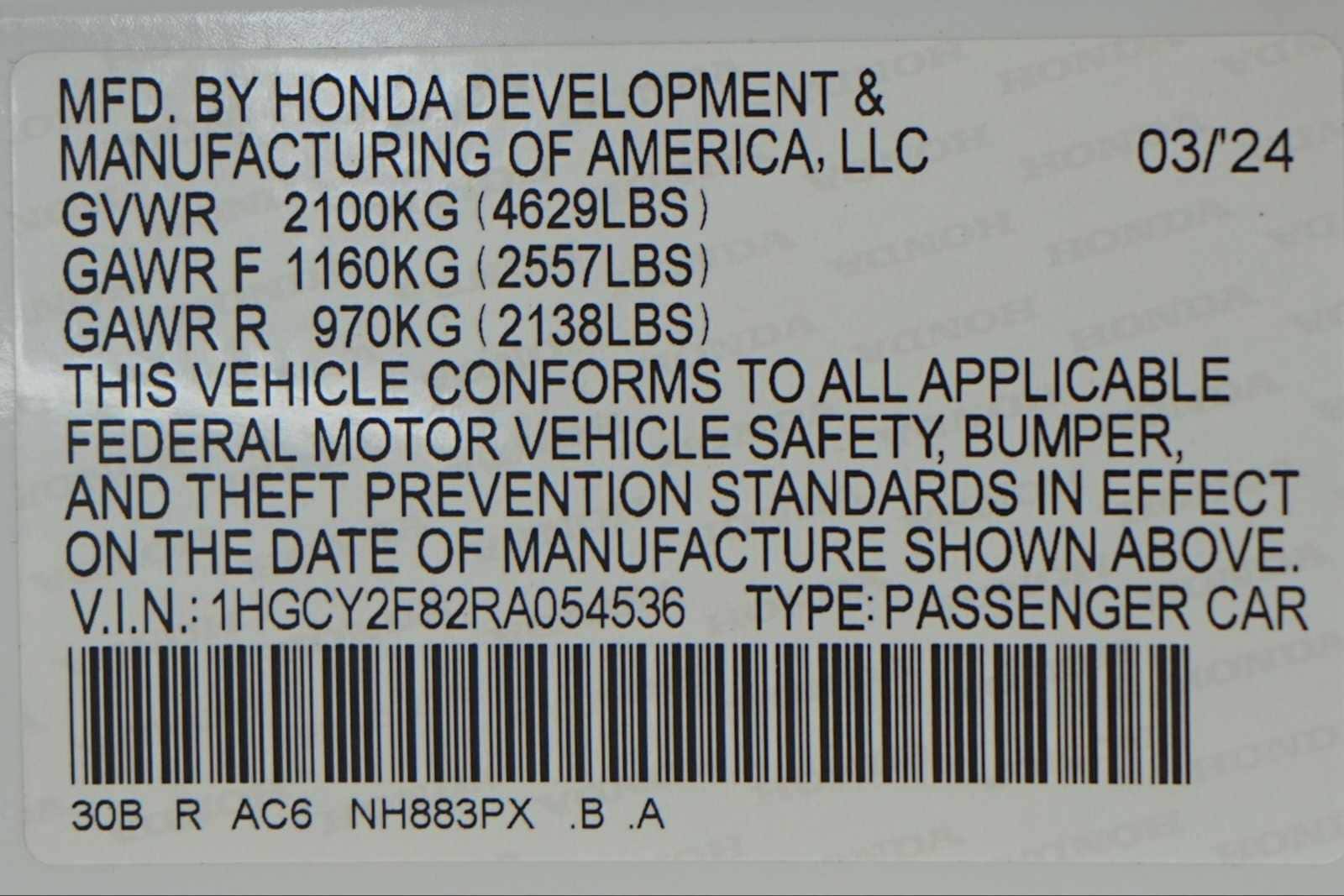 Thumbnail: 2024 Honda Accord - 30