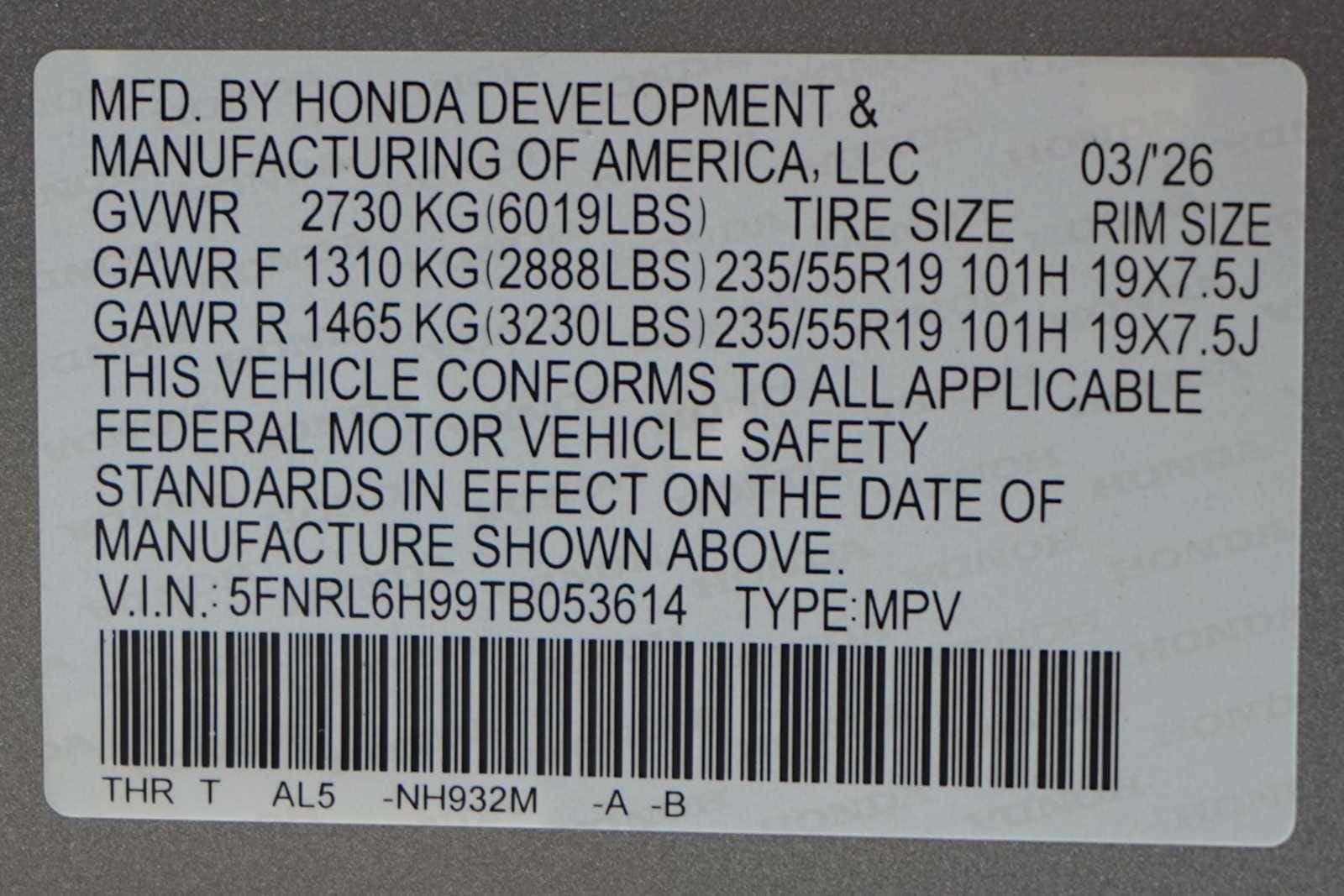 Thumbnail: 2026 Honda Odyssey - 21