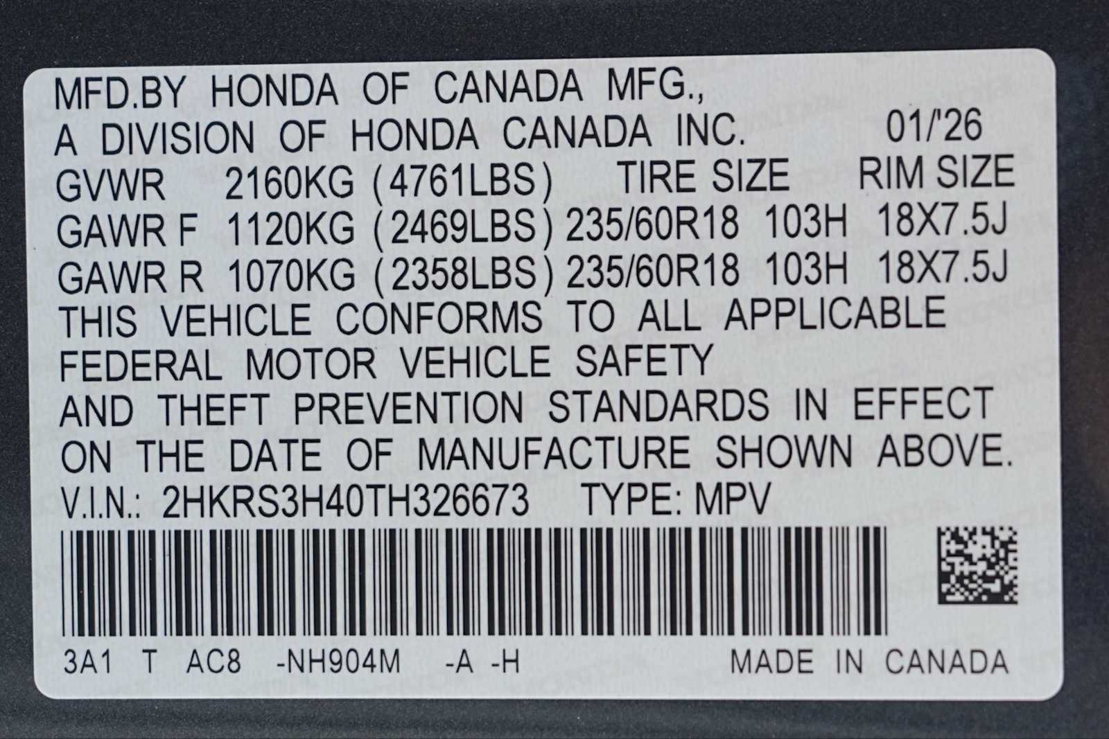 Thumbnail: 2026 Honda CR-V - 21