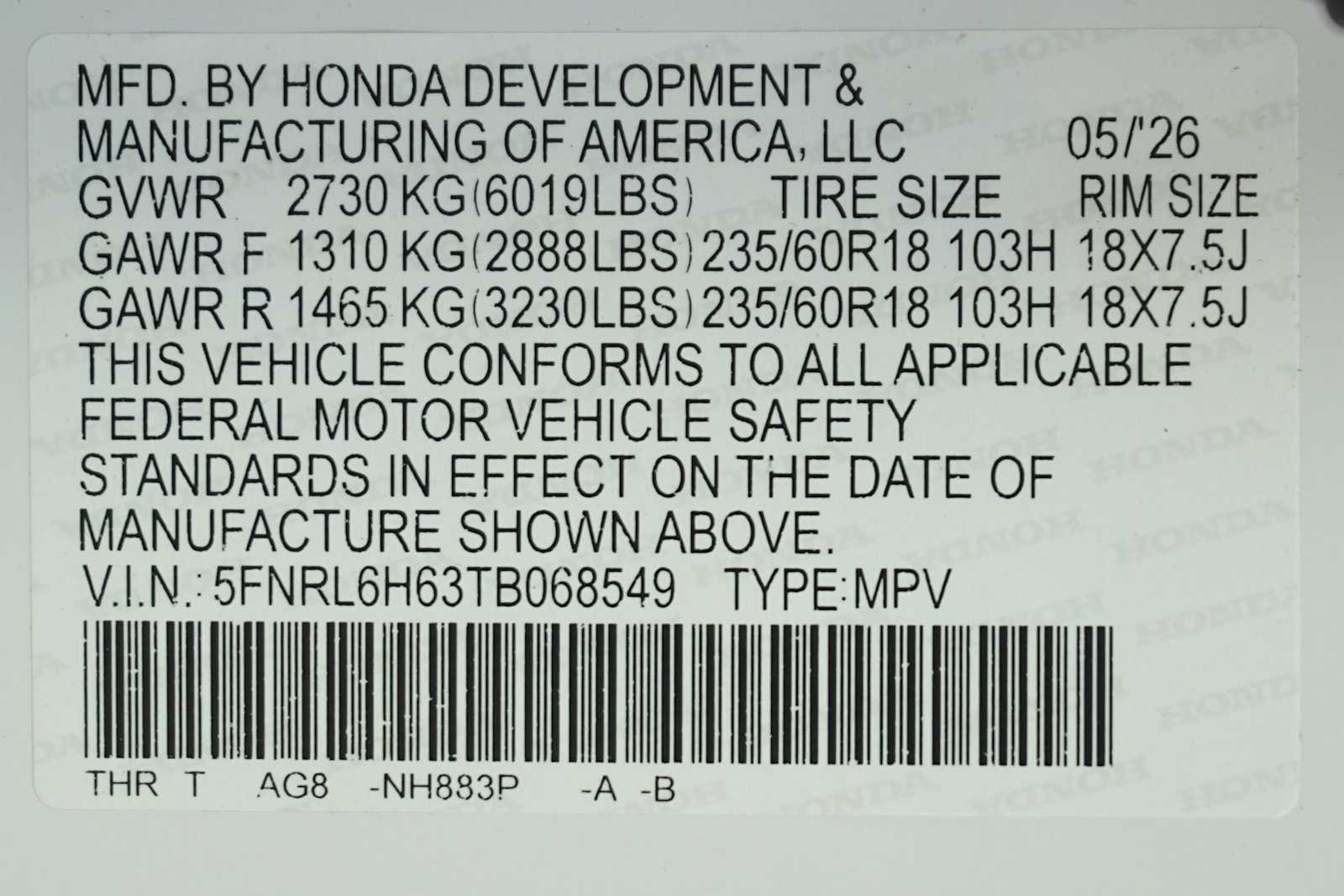 Thumbnail: 2026 Honda Odyssey - 21