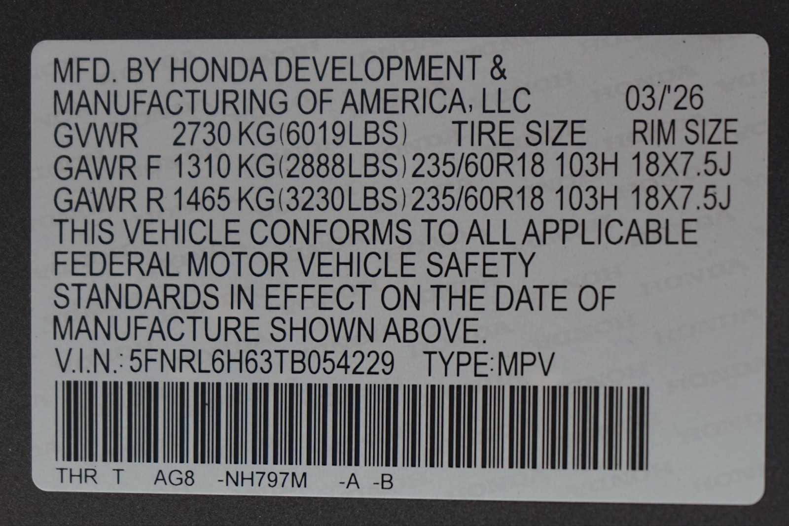 Thumbnail: 2026 Honda Odyssey - 21