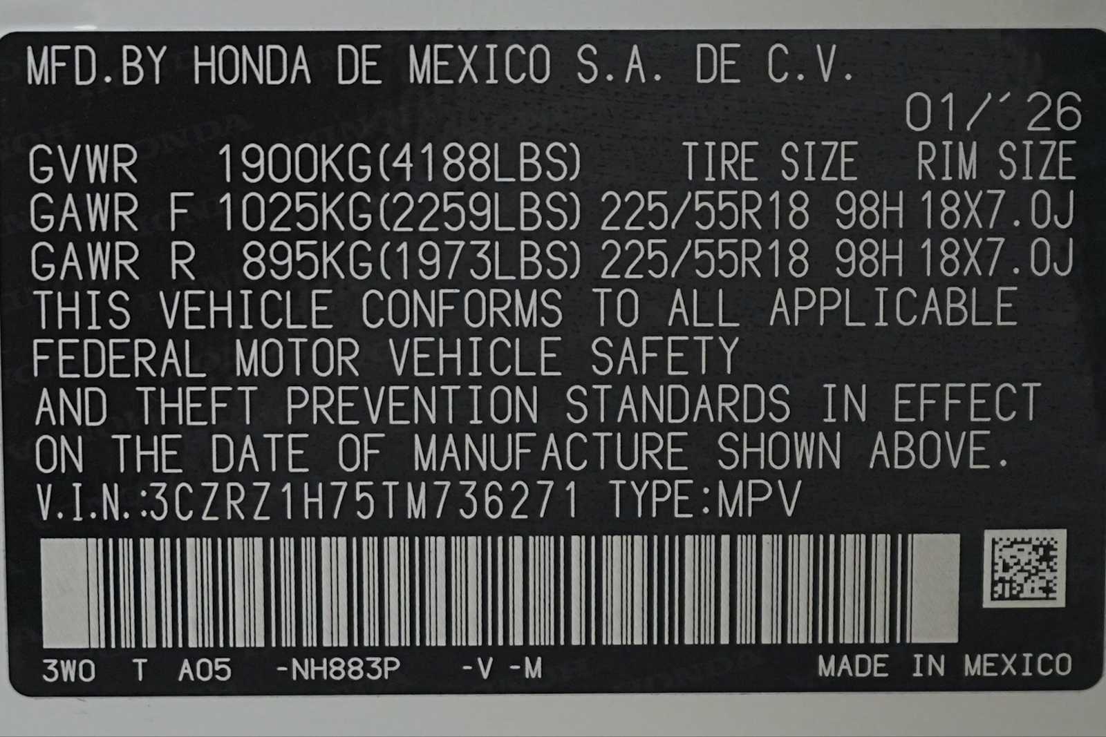 Thumbnail: 2026 Honda HR-V - 21