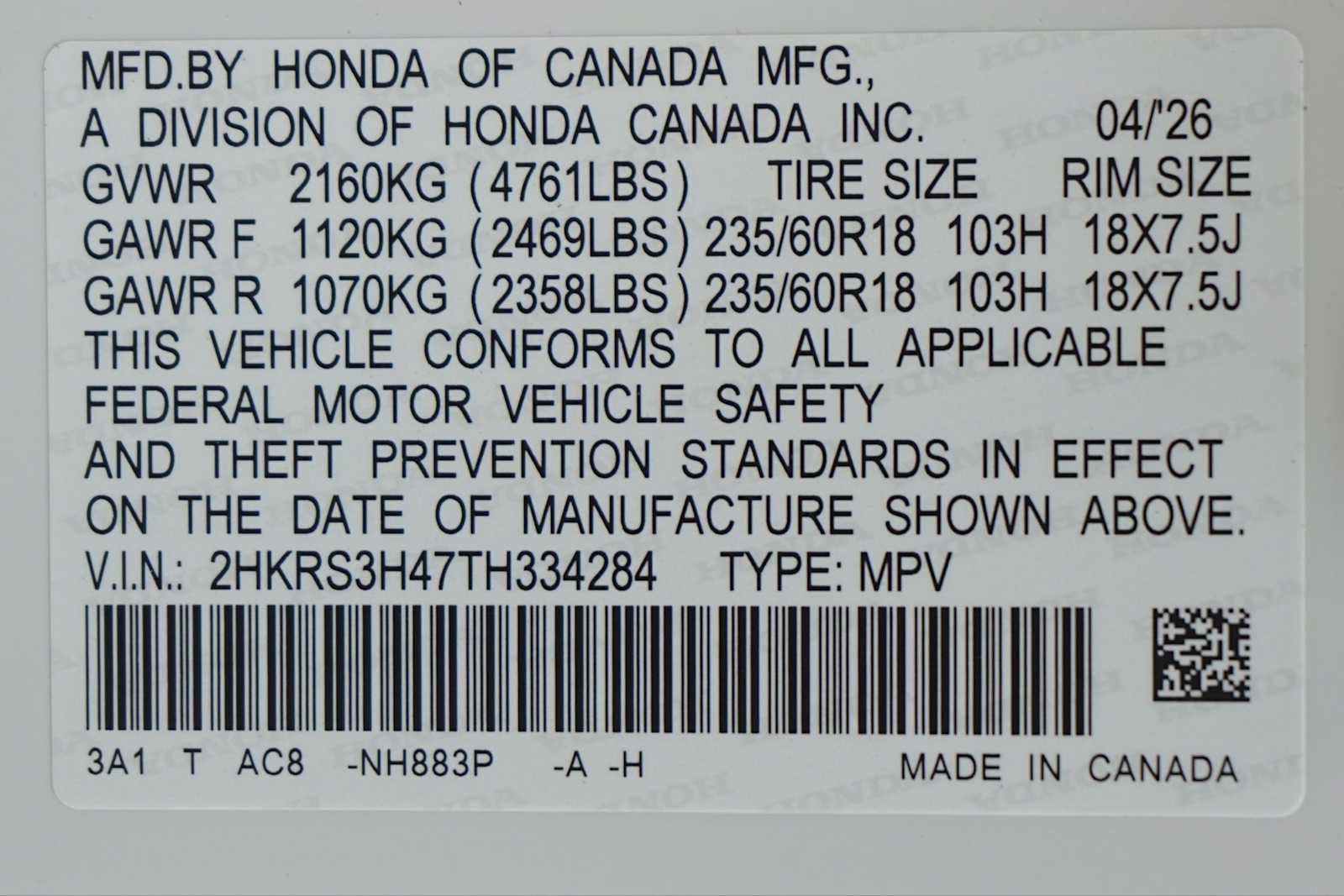 Thumbnail: 2026 Honda CR-V - 20
