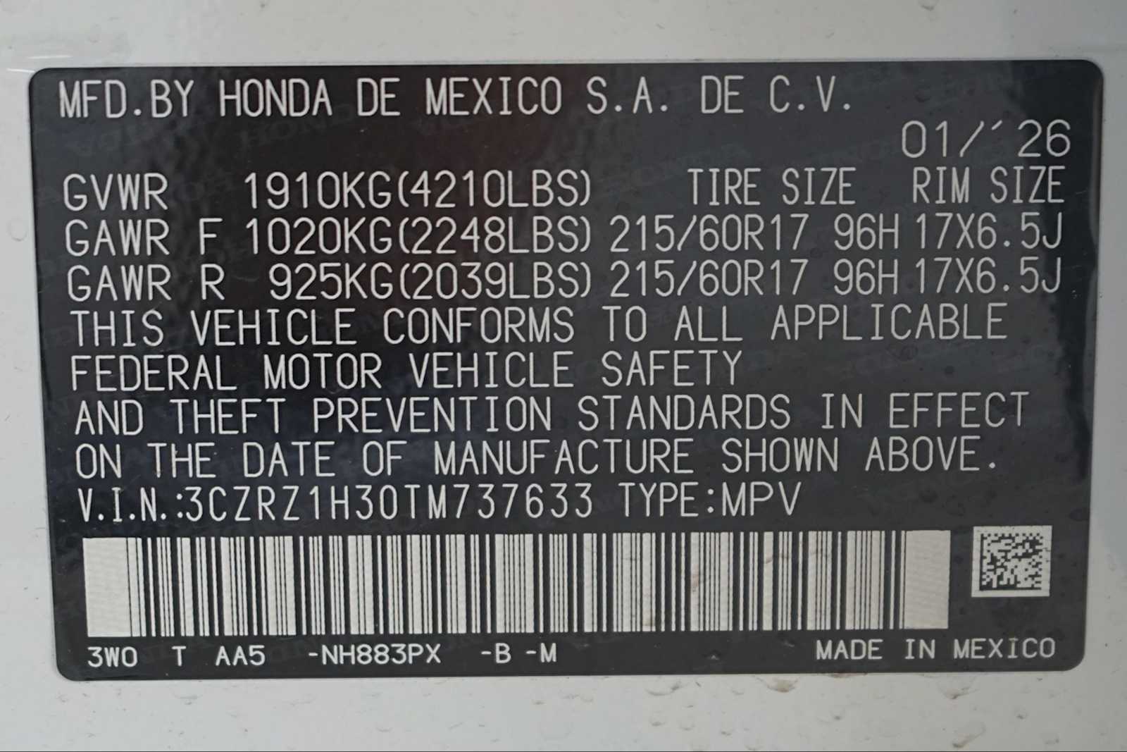 Thumbnail: 2026 Honda HR-V - 21