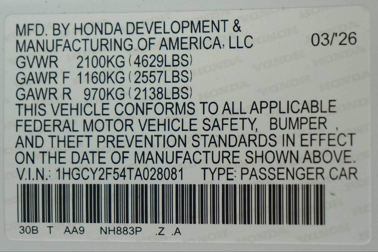 Thumbnail: 2026 Honda Accord - 29