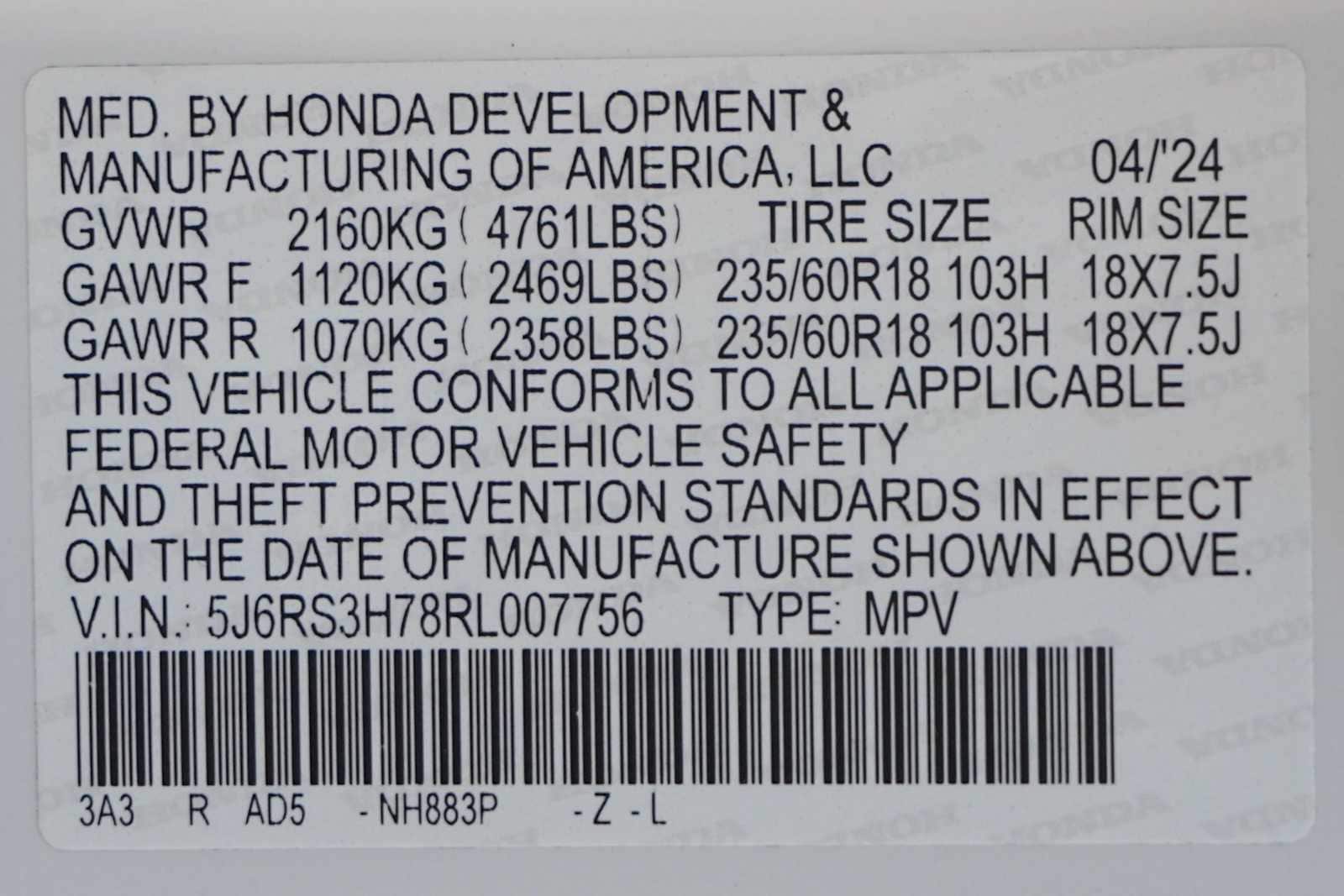Thumbnail: 2024 Honda CR-V - 30