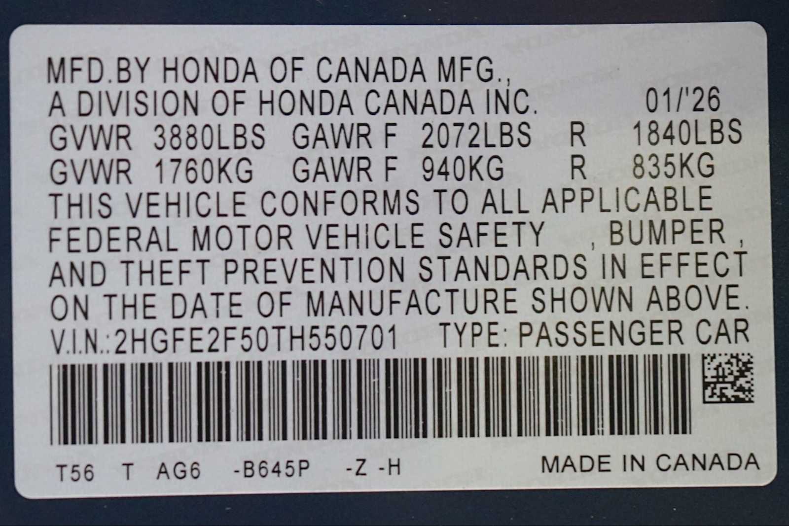 Thumbnail: 2026 Honda Civic - 21