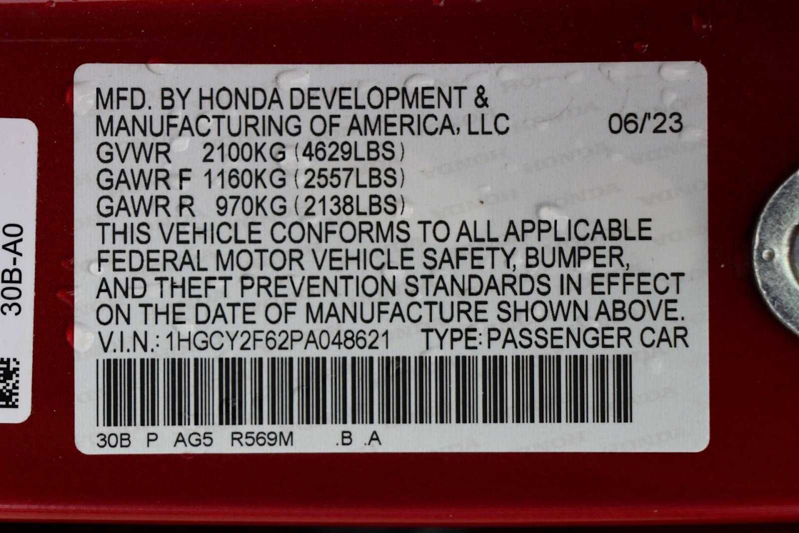 2023 Honda Accord EX-L 27