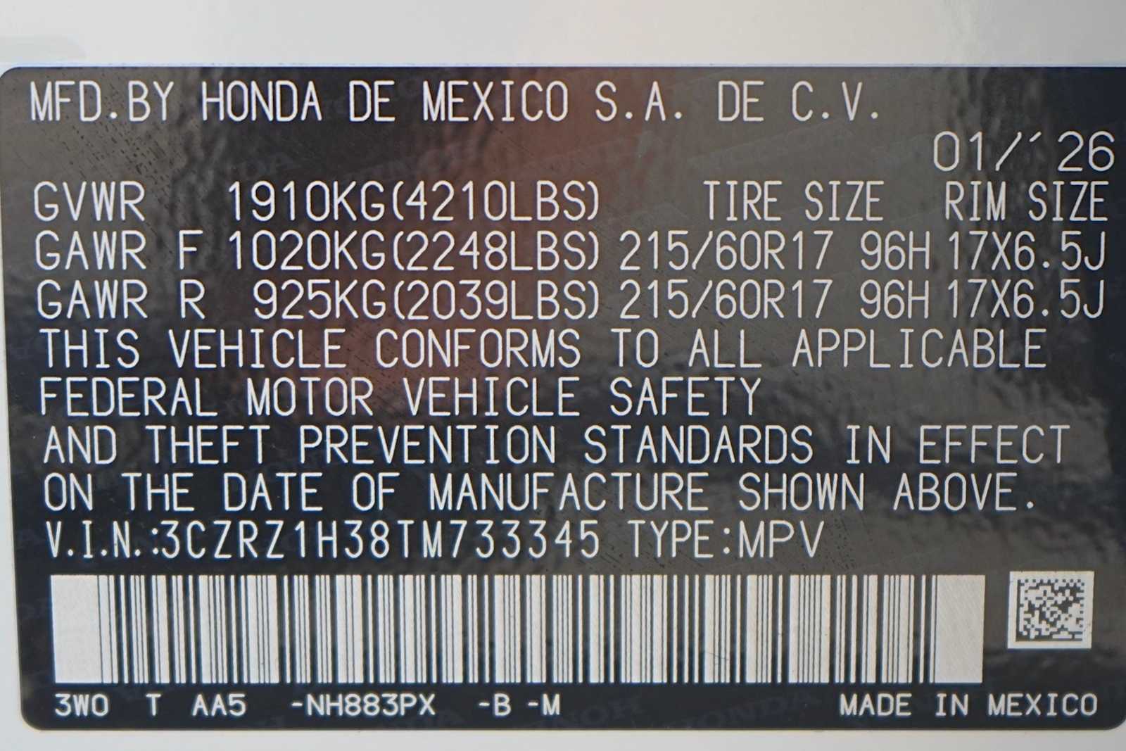 Thumbnail: 2026 Honda HR-V - 21