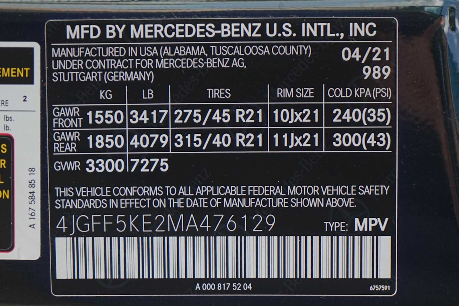 Thumbnail: 2021 Mercedes-Benz GLS - 31