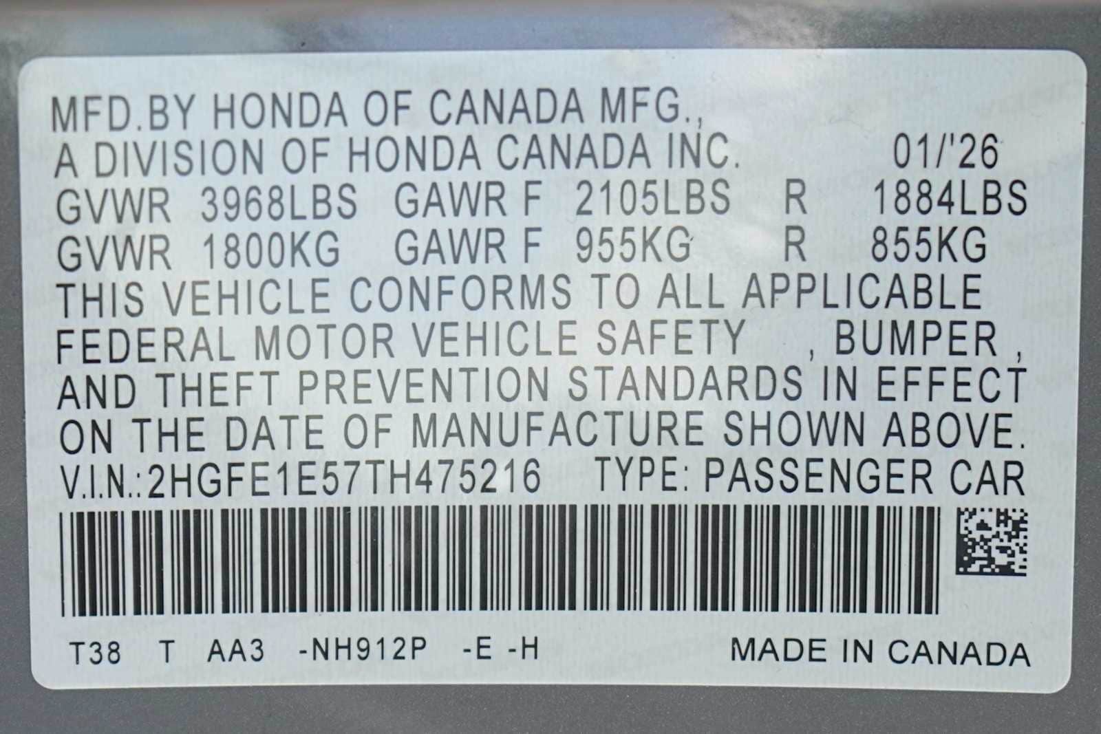 Thumbnail: 2026 Honda Civic - 21