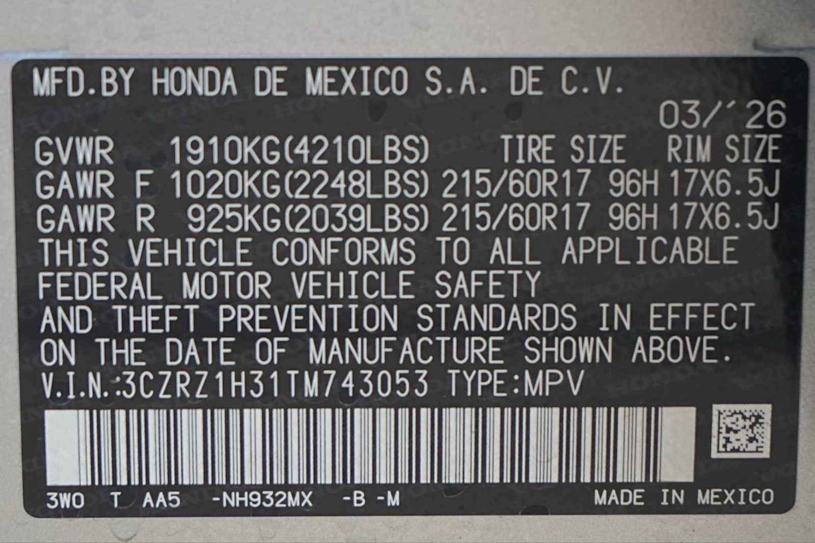 Thumbnail: 2026 Honda HR-V - 21