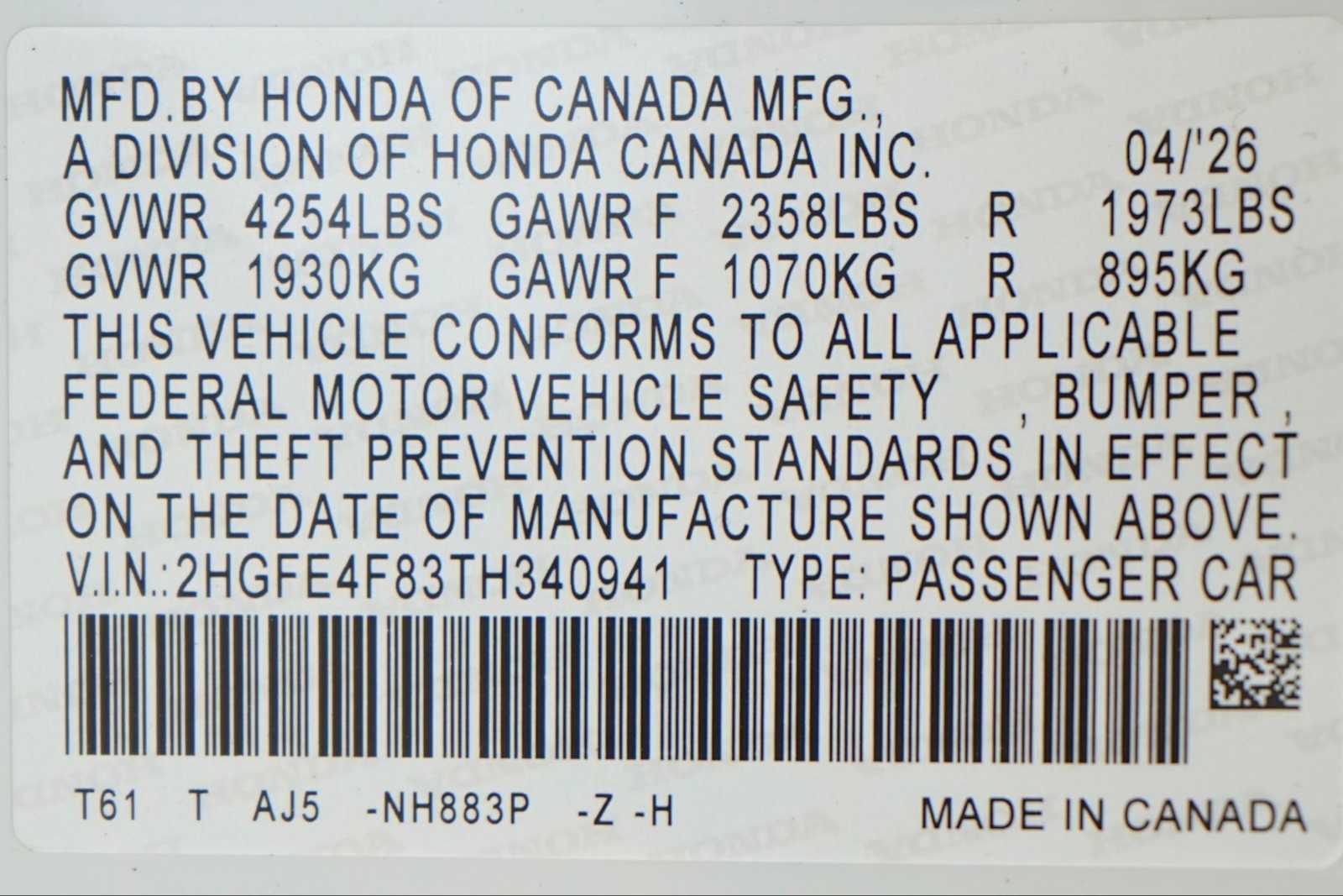 Thumbnail: 2026 Honda Civic - 21