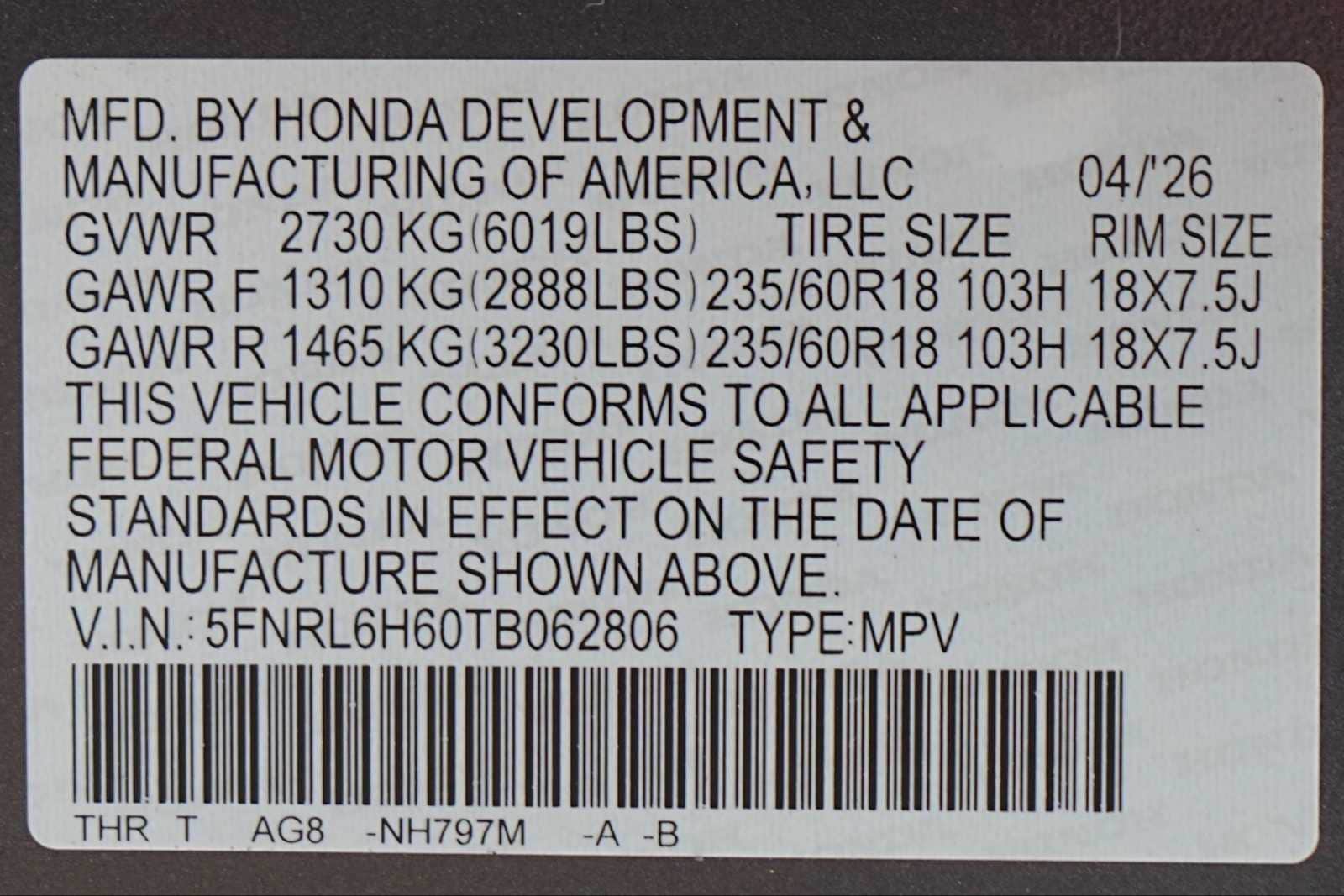 Thumbnail: 2026 Honda Odyssey - 21