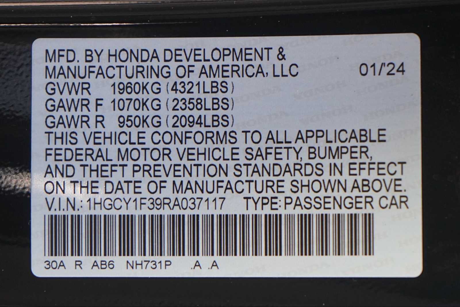 Thumbnail: 2024 Honda Accord - 30