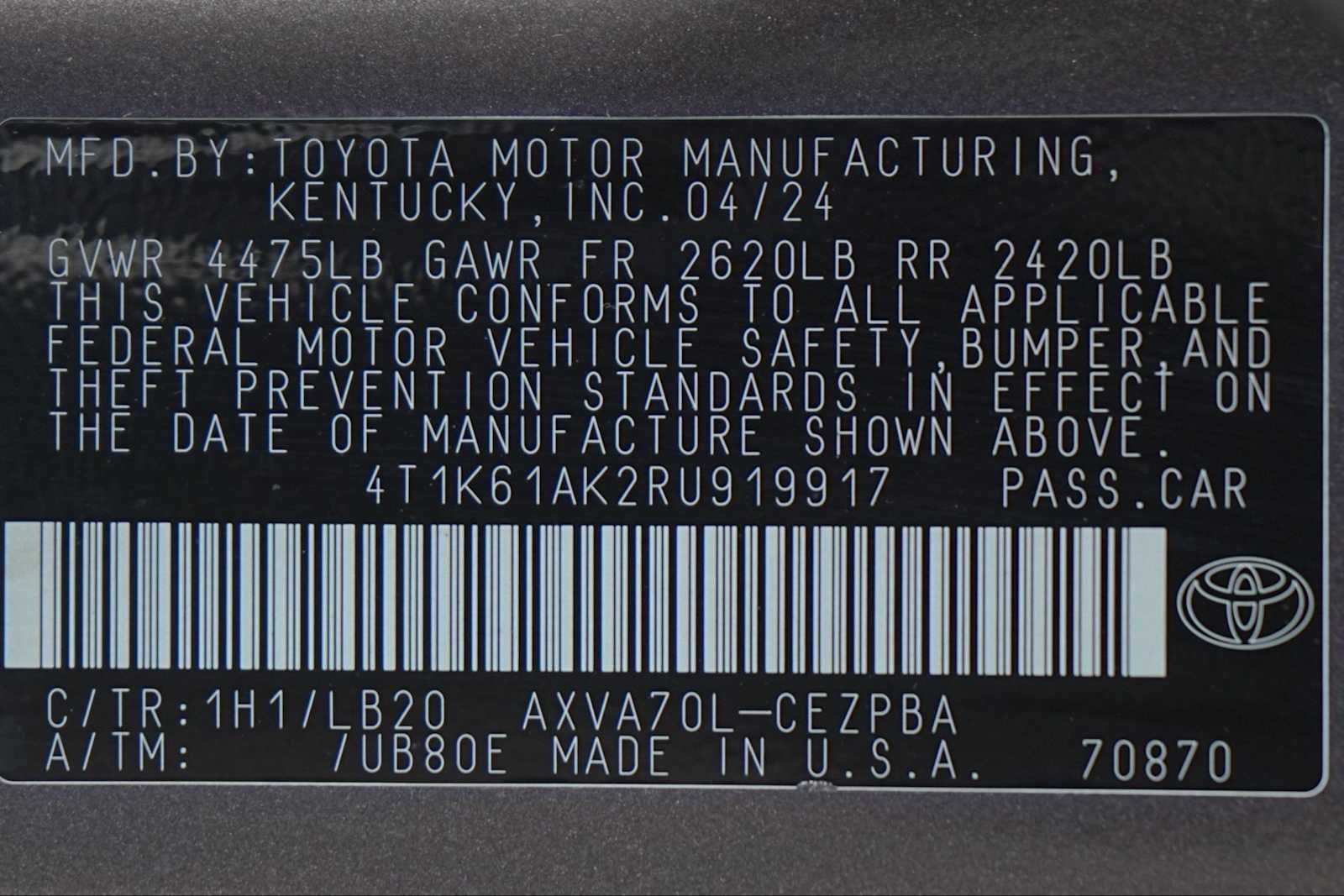 Thumbnail: 2024 Toyota Camry - 29