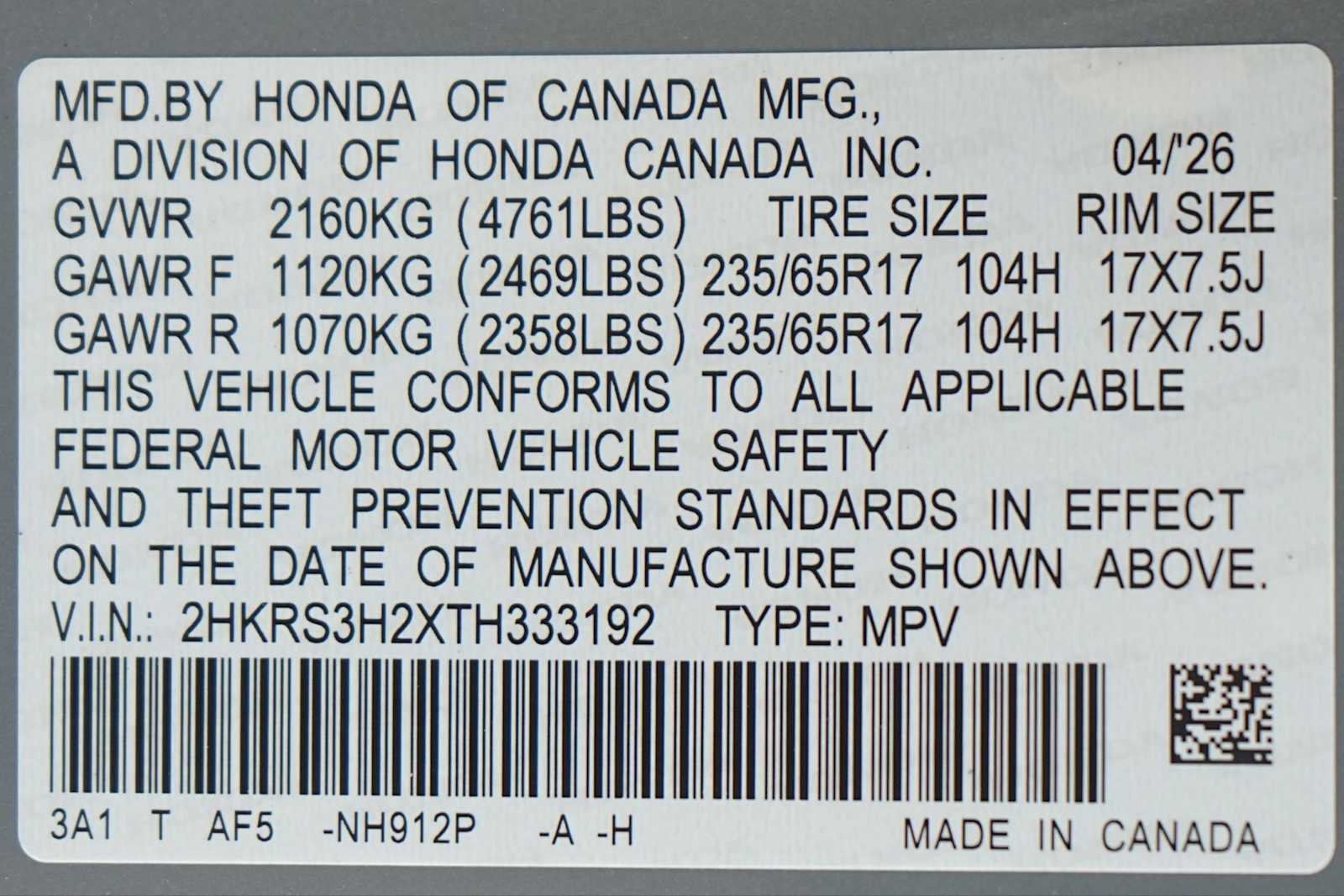 Thumbnail: 2026 Honda CR-V - 21
