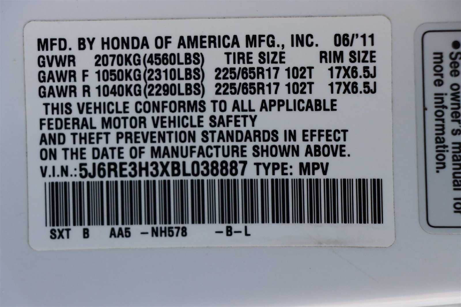 Thumbnail: 2011 Honda CR-V - 25