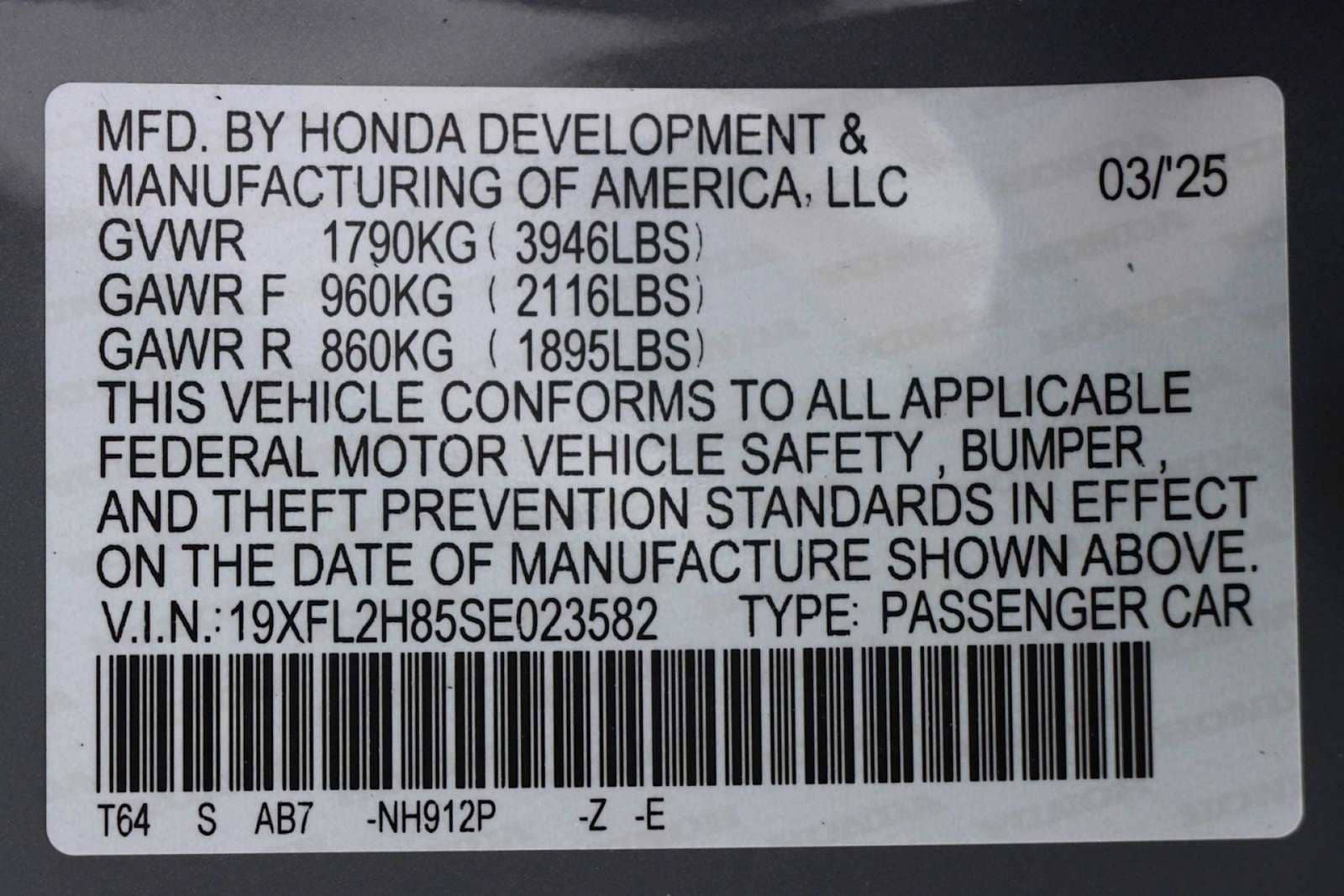2025 Honda Civic Sport 21