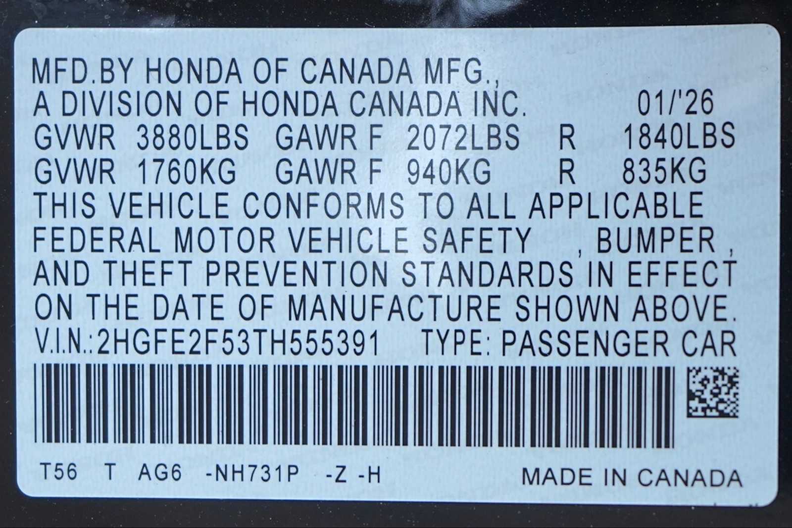 Thumbnail: 2026 Honda Civic - 21