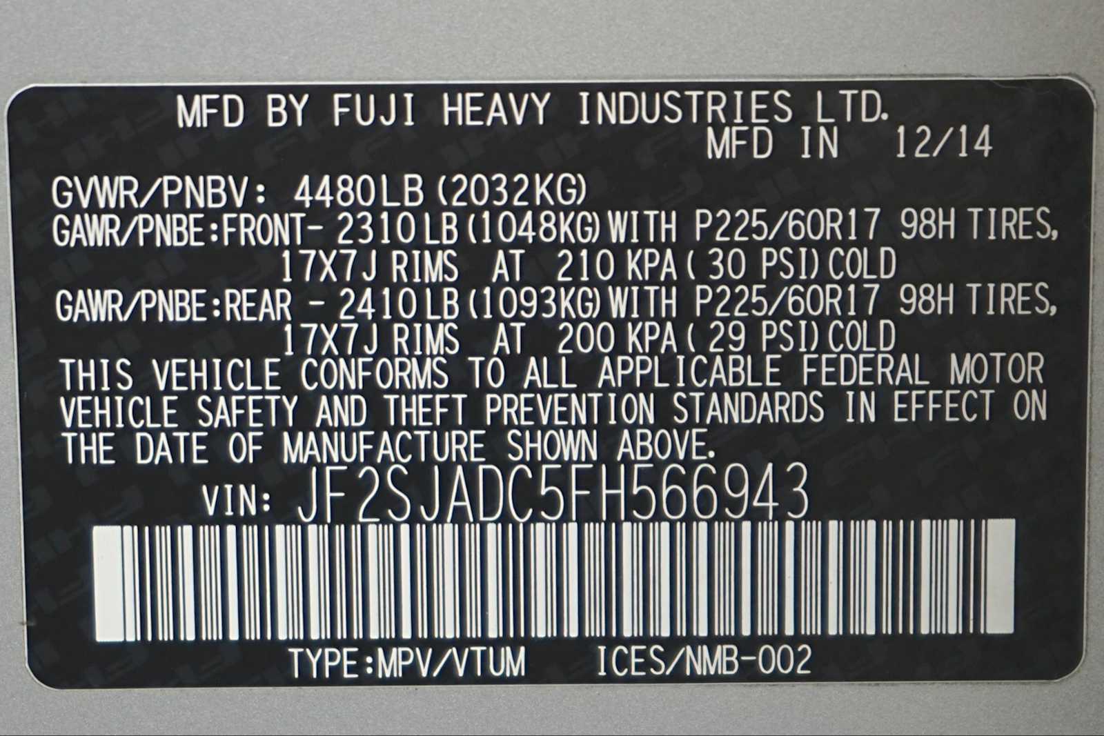 Thumbnail: 2015 Subaru Forester - 30