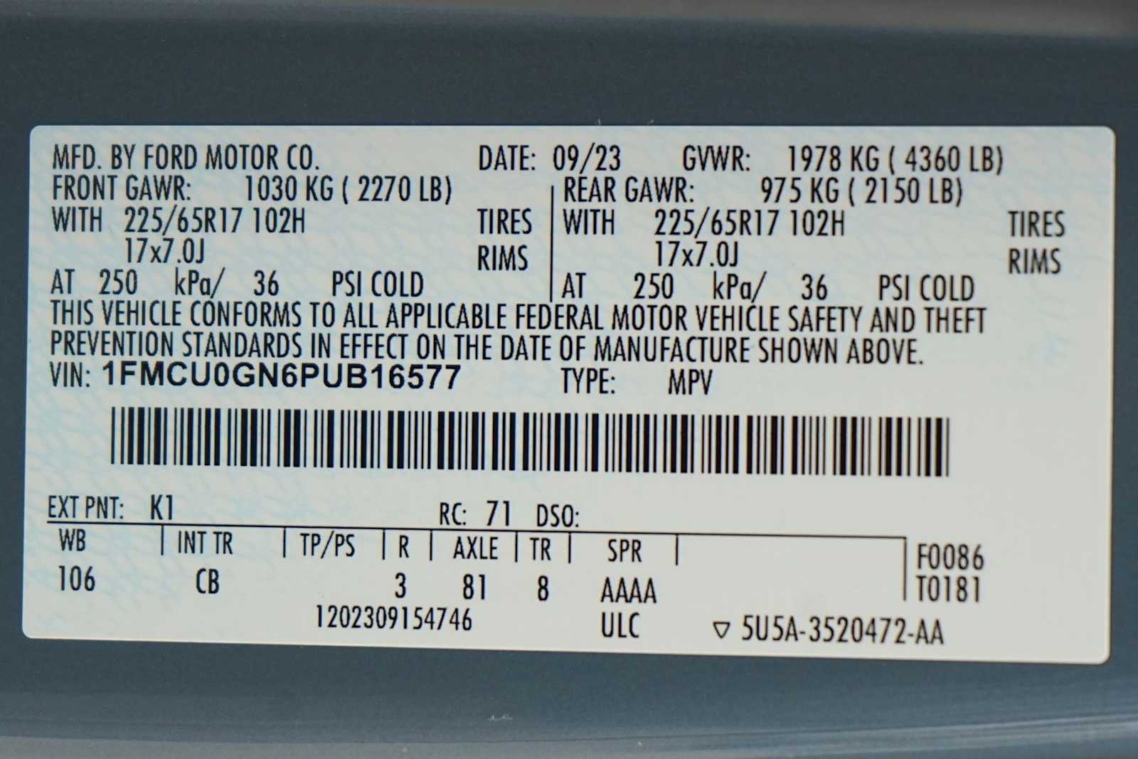 Thumbnail: 2023 Ford Escape - 30