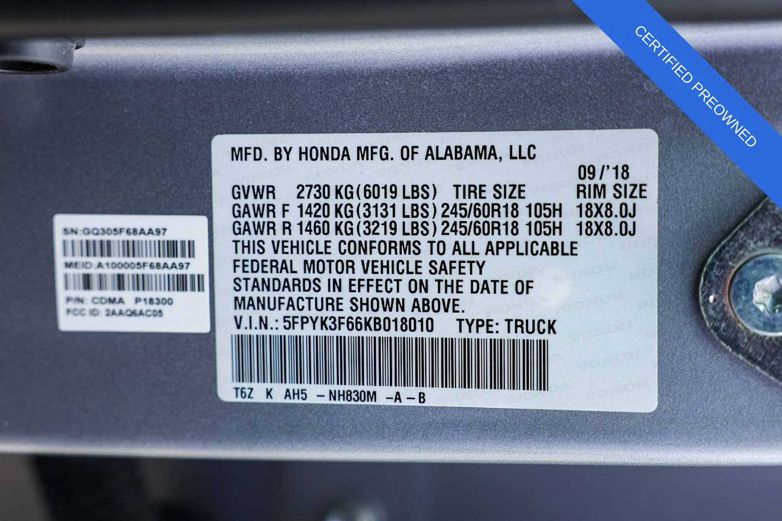 Thumbnail: 2019 Honda Ridgeline - 29