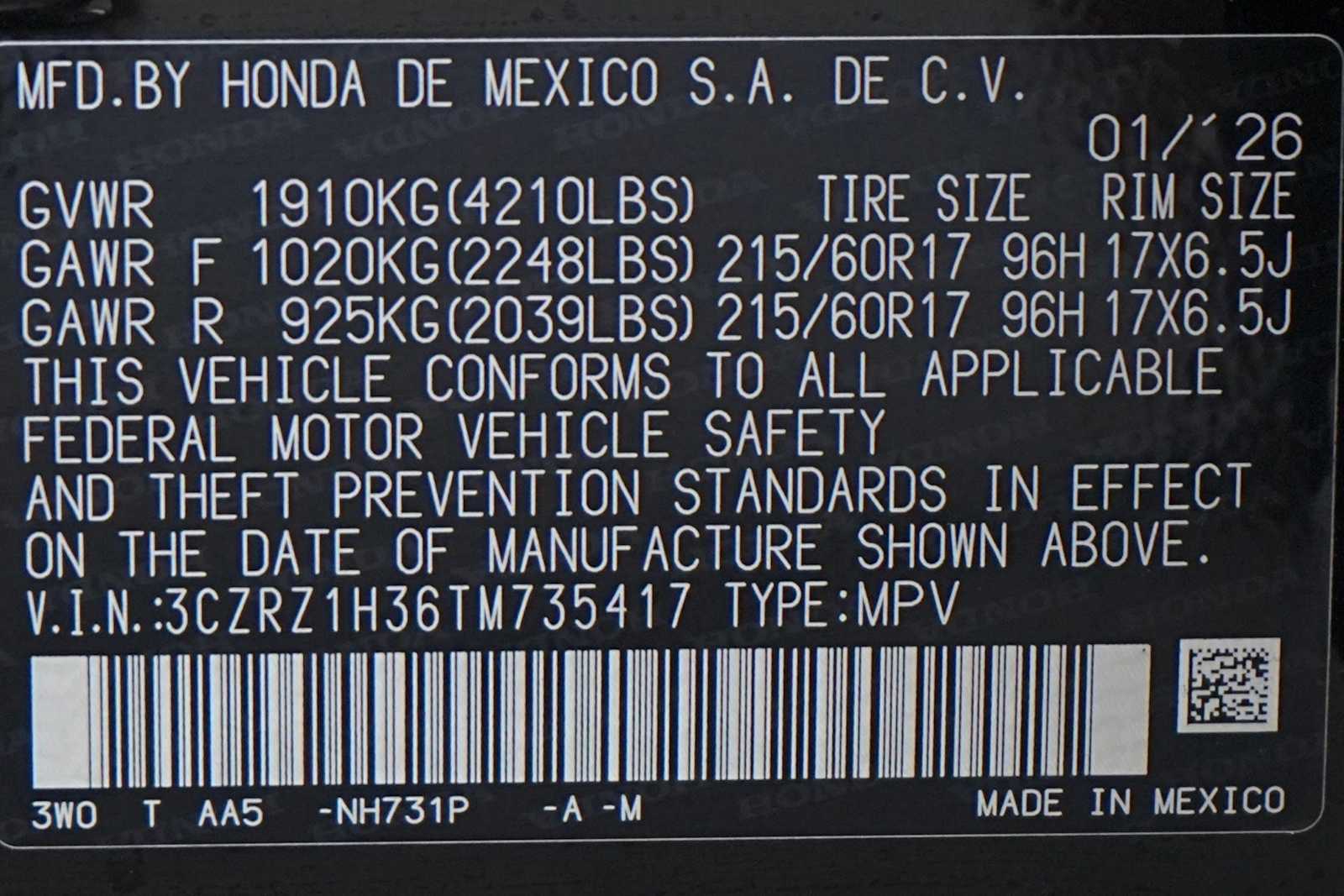 Thumbnail: 2026 Honda HR-V - 21