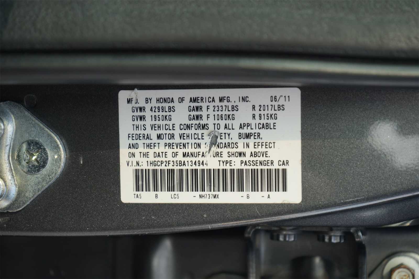 Thumbnail: 2011 Honda Accord - 30