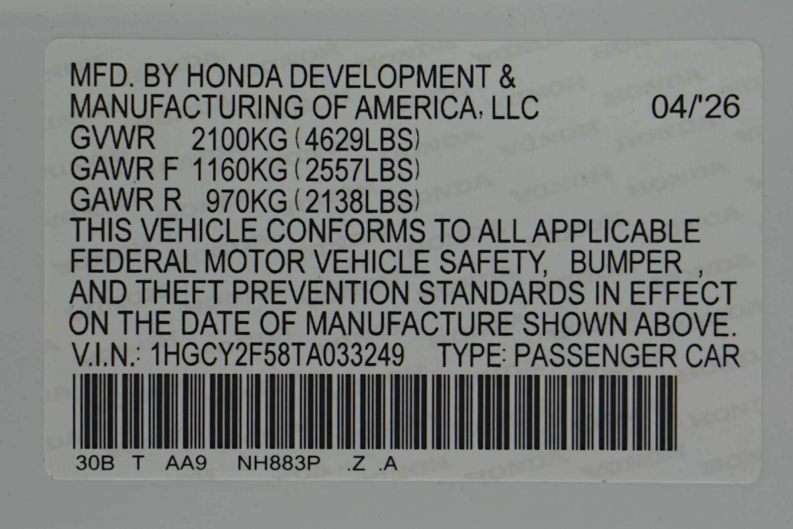 Thumbnail: 2026 Honda Accord - 21