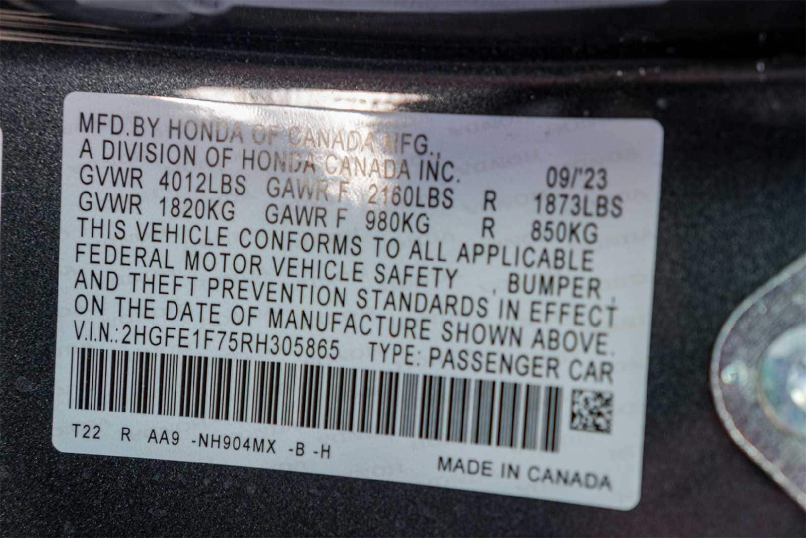 Thumbnail: 2024 Honda Civic - 30