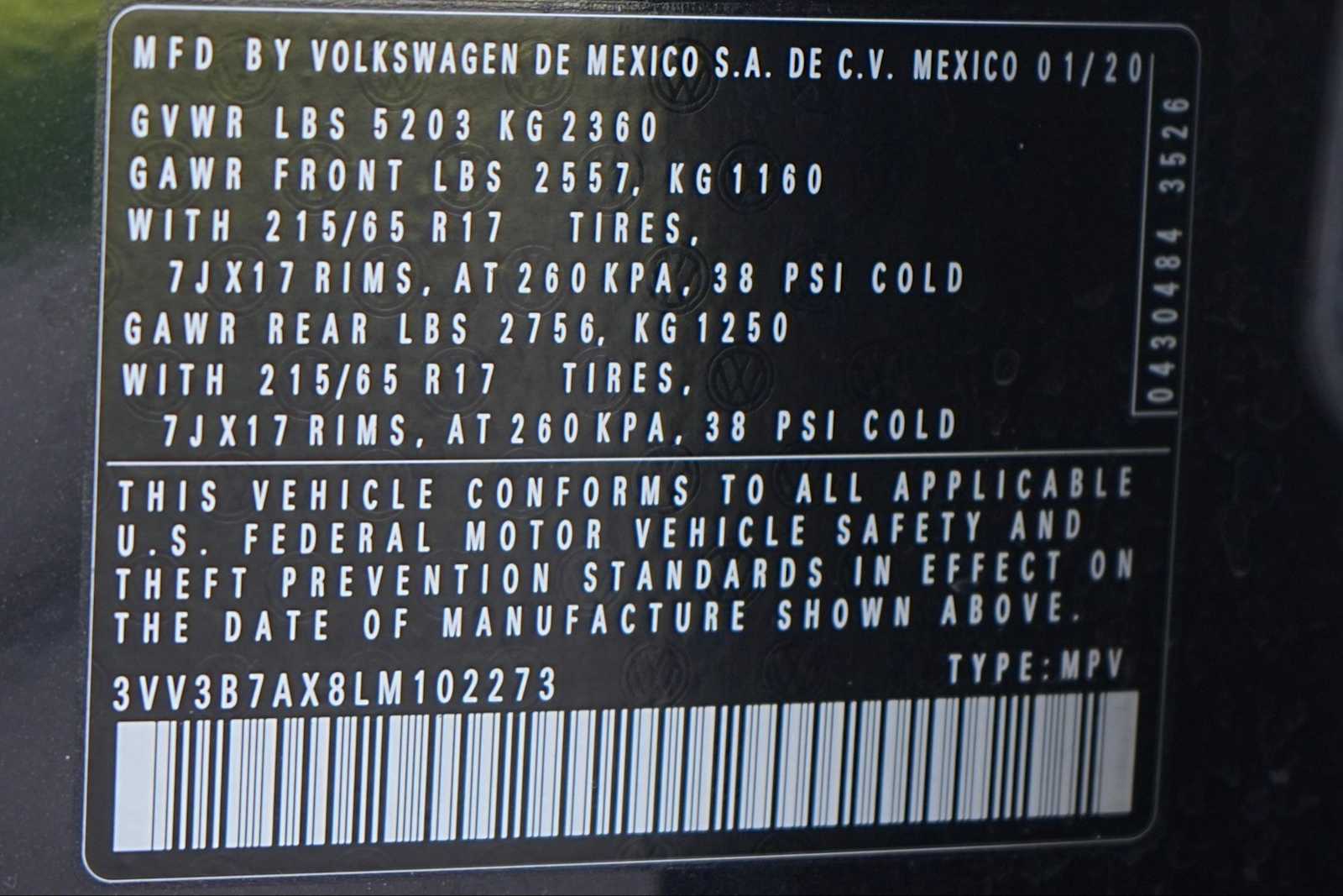Thumbnail: 2020 Volkswagen Tiguan - 29