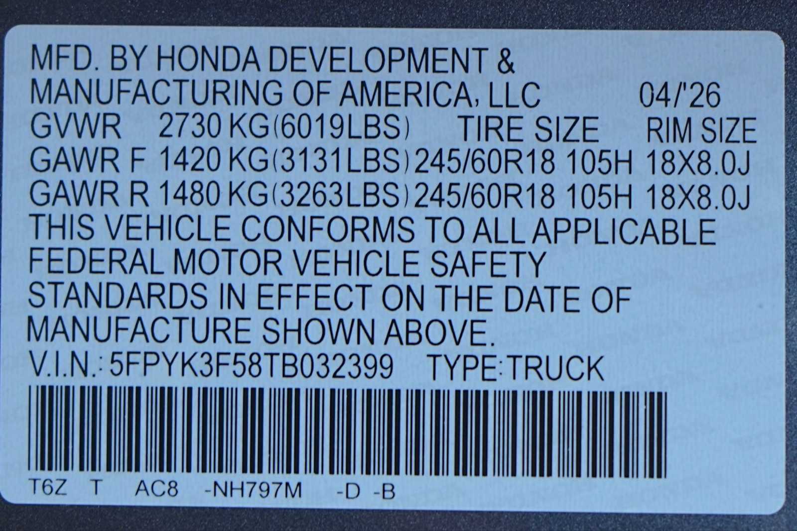 Thumbnail: 2026 Honda Ridgeline - 21
