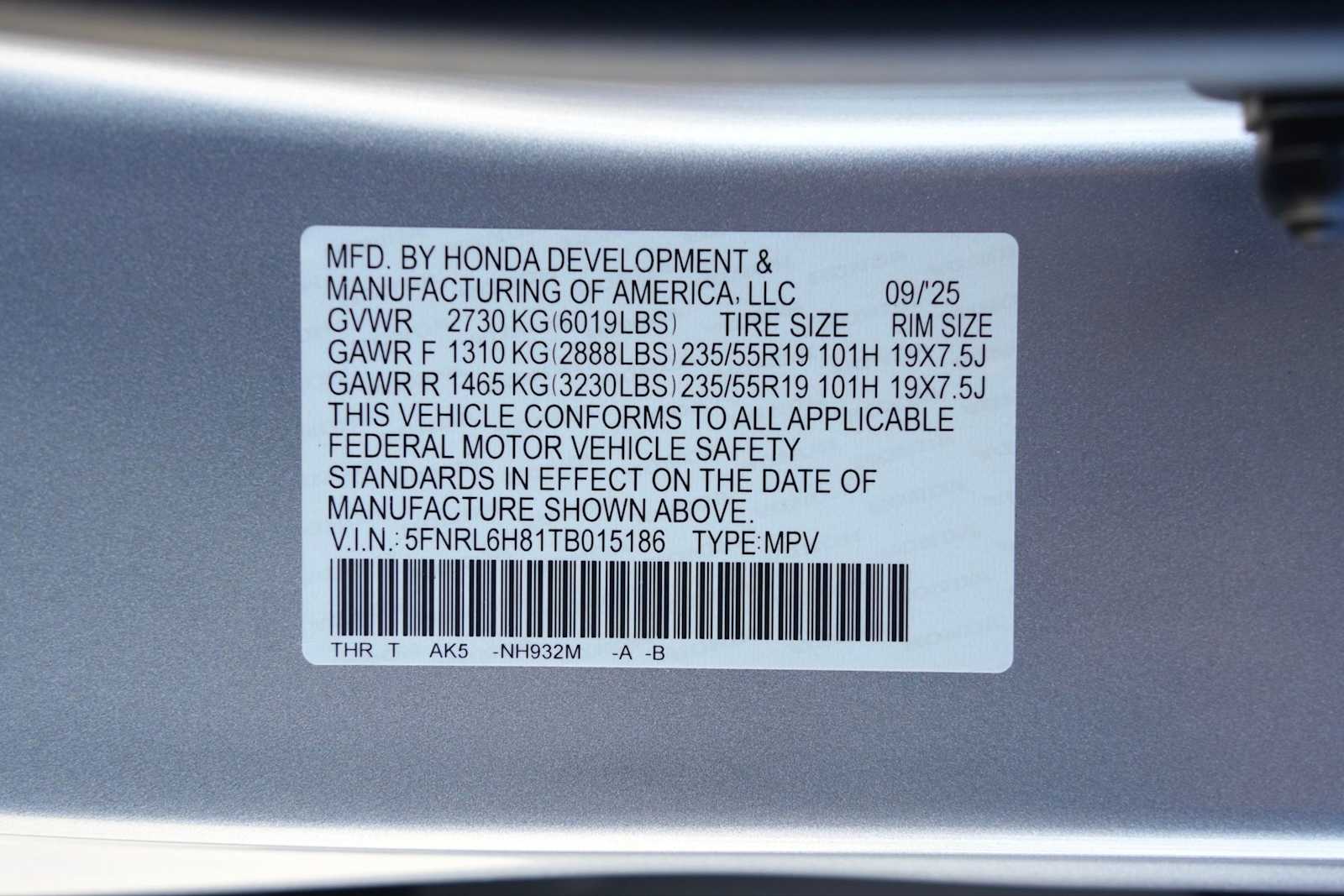 Thumbnail: 2026 Honda Odyssey - 21