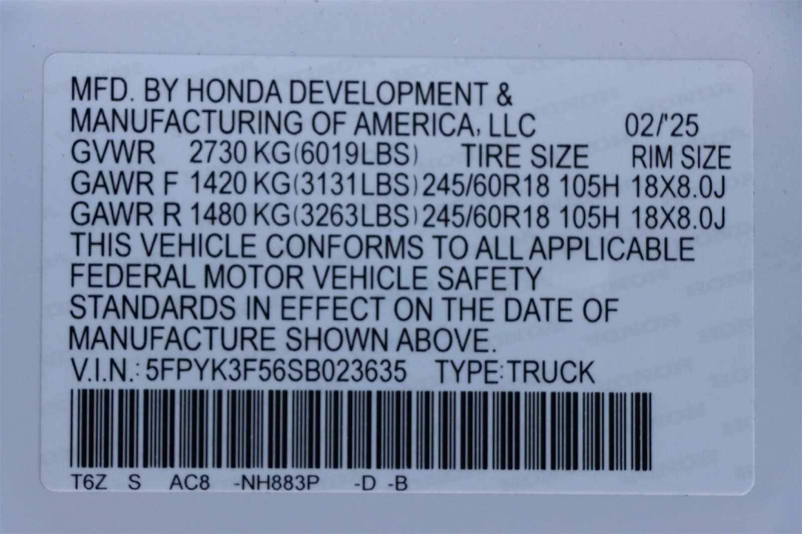 Thumbnail: 2025 Honda Ridgeline - 27